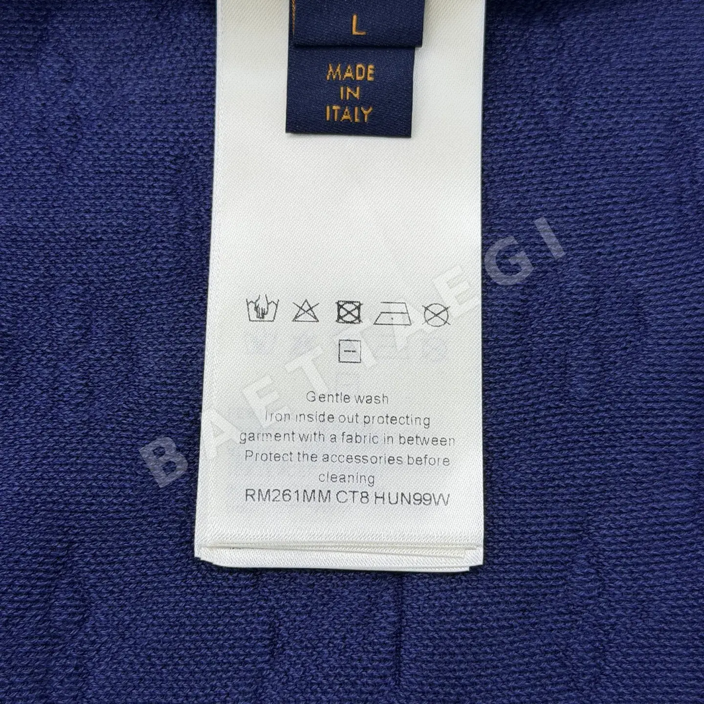 루이비통 크루넥 프린트 반팔 티셔츠 상세 이미지 9