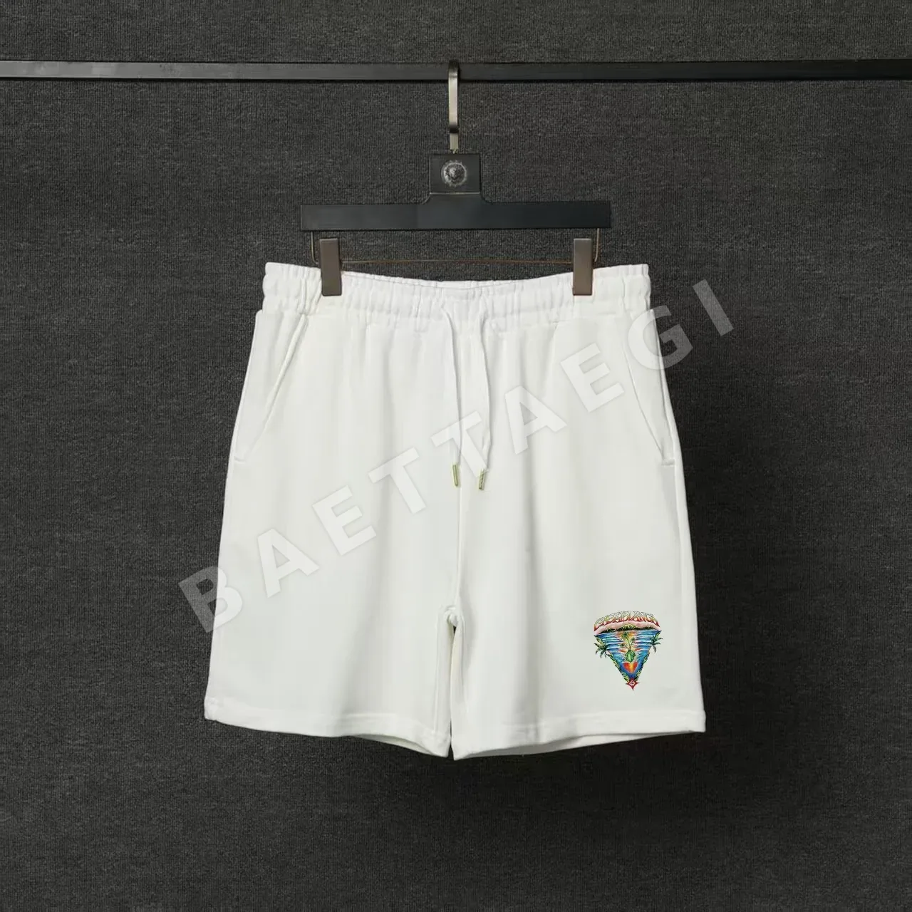 카사블랑카 프린트 테리 크로스 여성 바지 91063