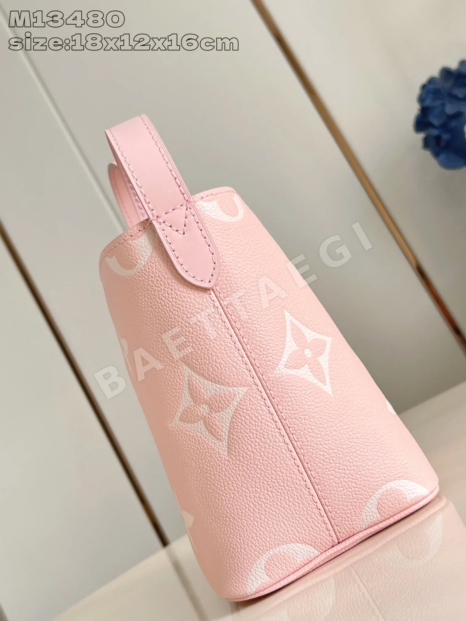 루이비통 모노그램 앙프렝뜨 BB 핑크 핸드백 M13480 상세 이미지 3