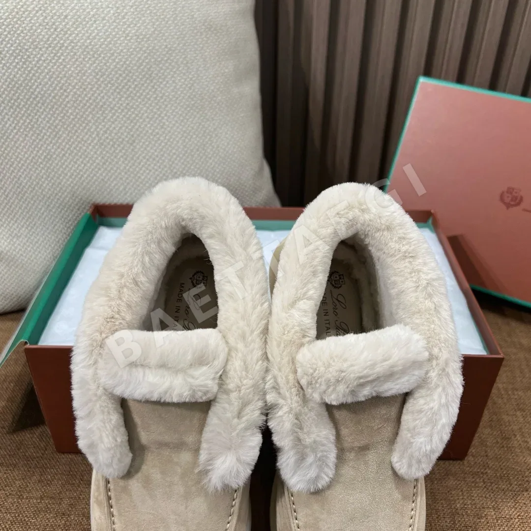 로로피아나 로퍼 가죽 하이컷 디자인 상세 이미지 8