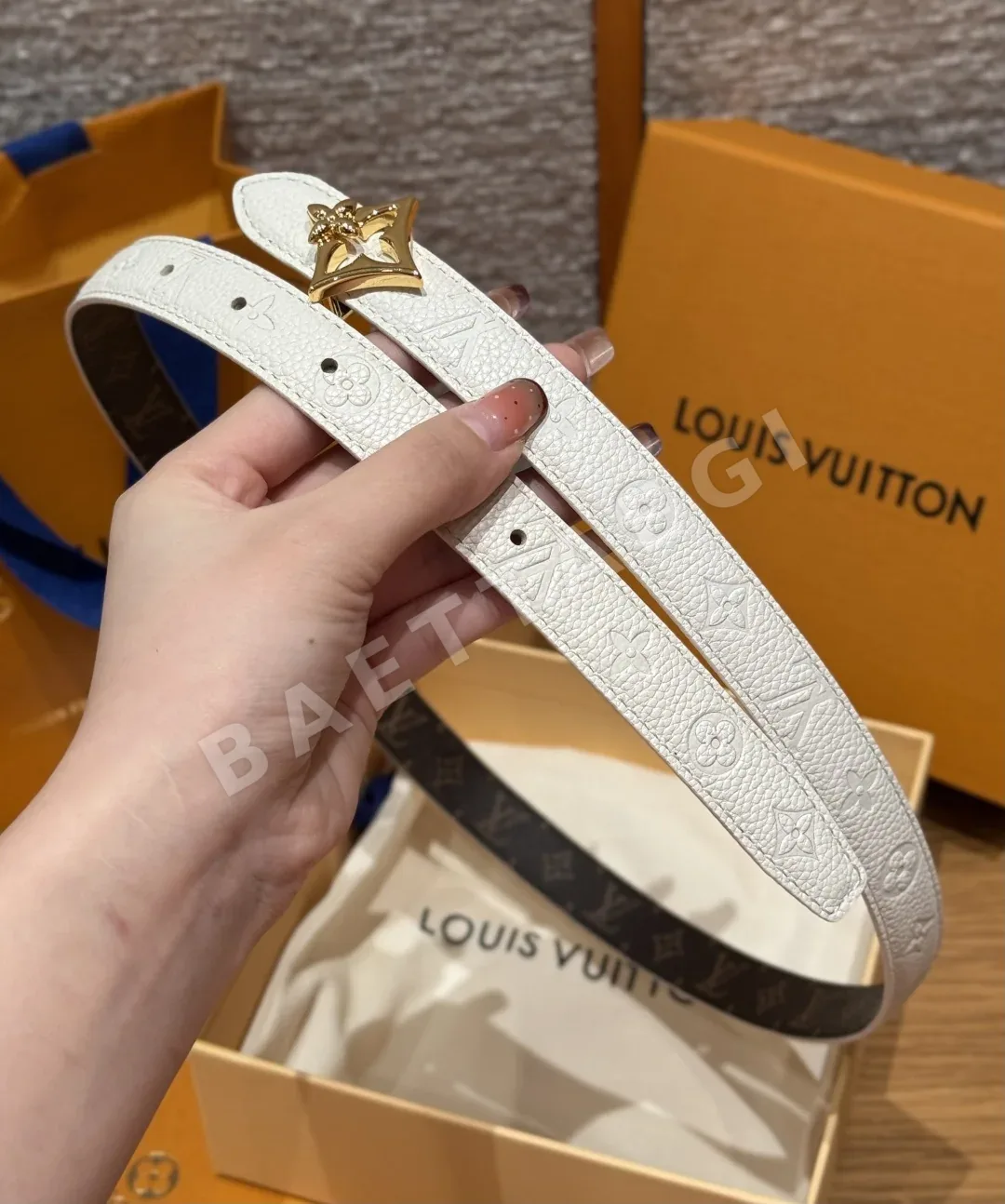 루이비통 플라워그램 20mm 벨트 상세 이미지 5