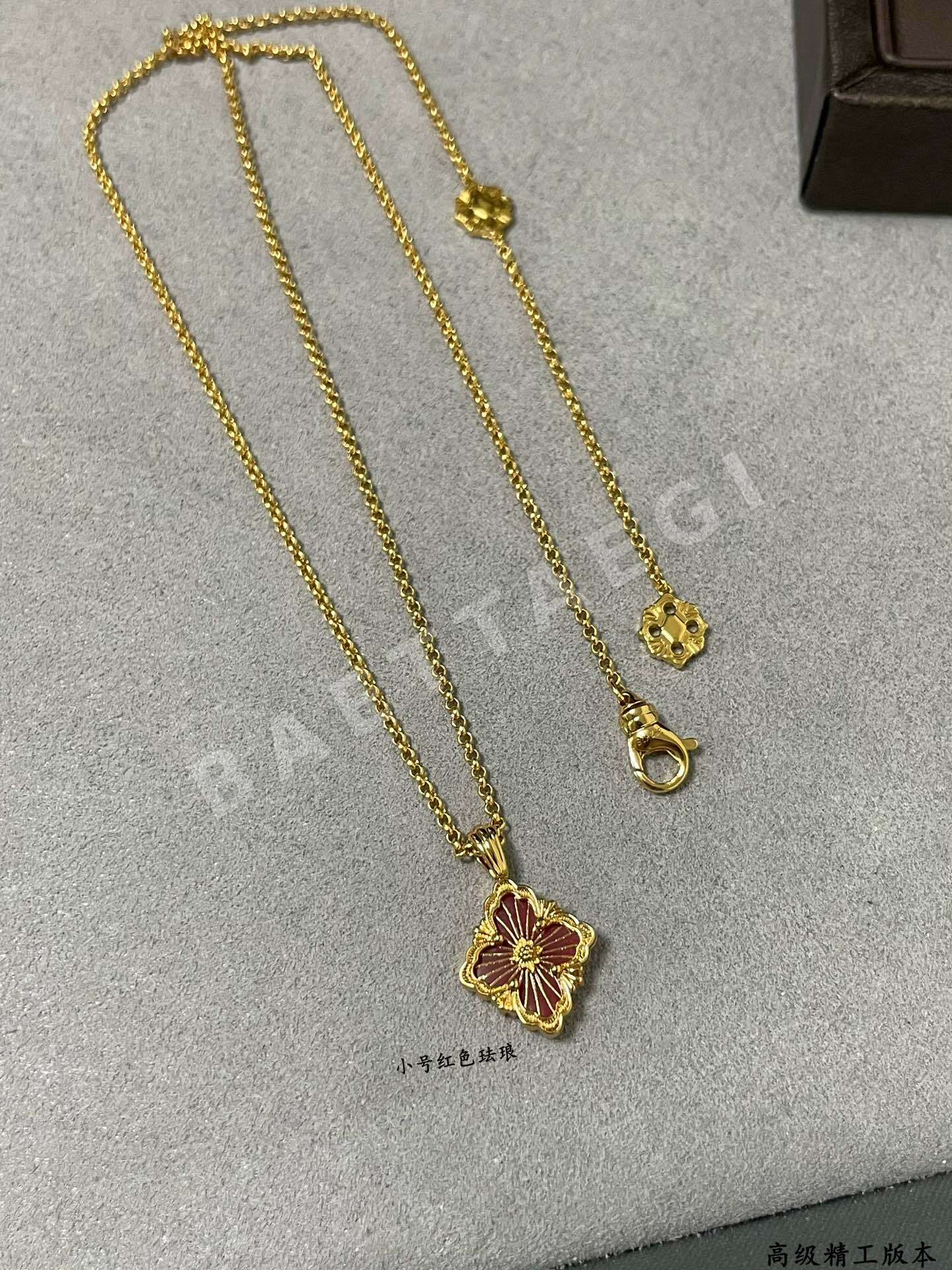 부첼라티 오페라 컬렉션 레드 에나멜 목걸이 상세 이미지 4