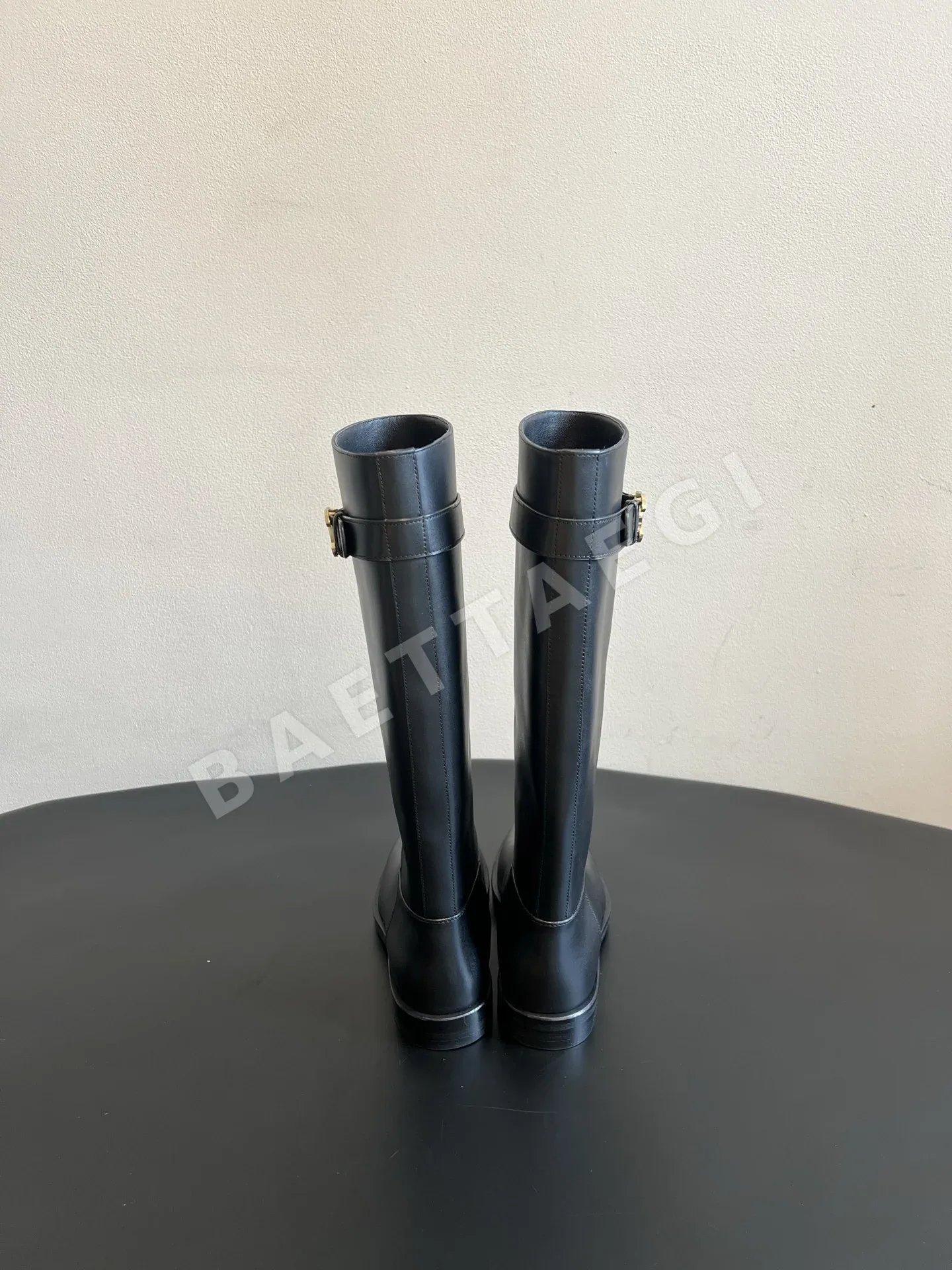 샤넬 부츠 카프스킨 더블 C 버클 상세 이미지 4
