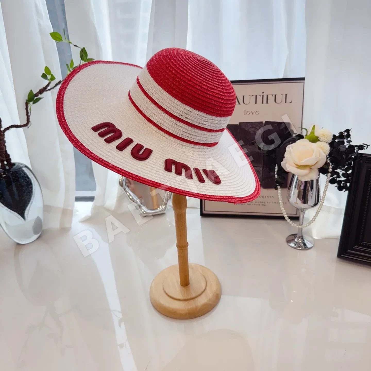 미우미우 모자 80951 Miu Miu Cap 상세 이미지 3