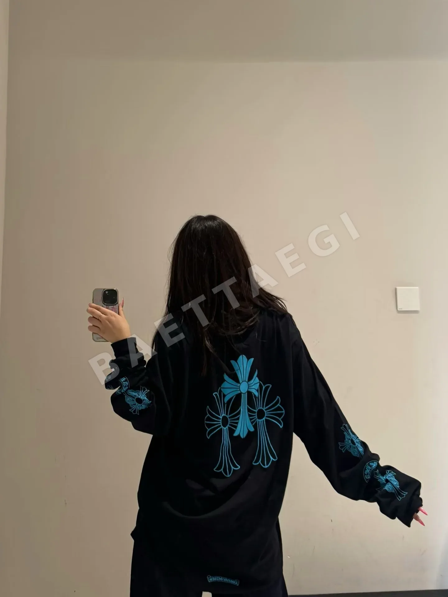 크롬하츠 여성 긴팔 티셔츠 162346