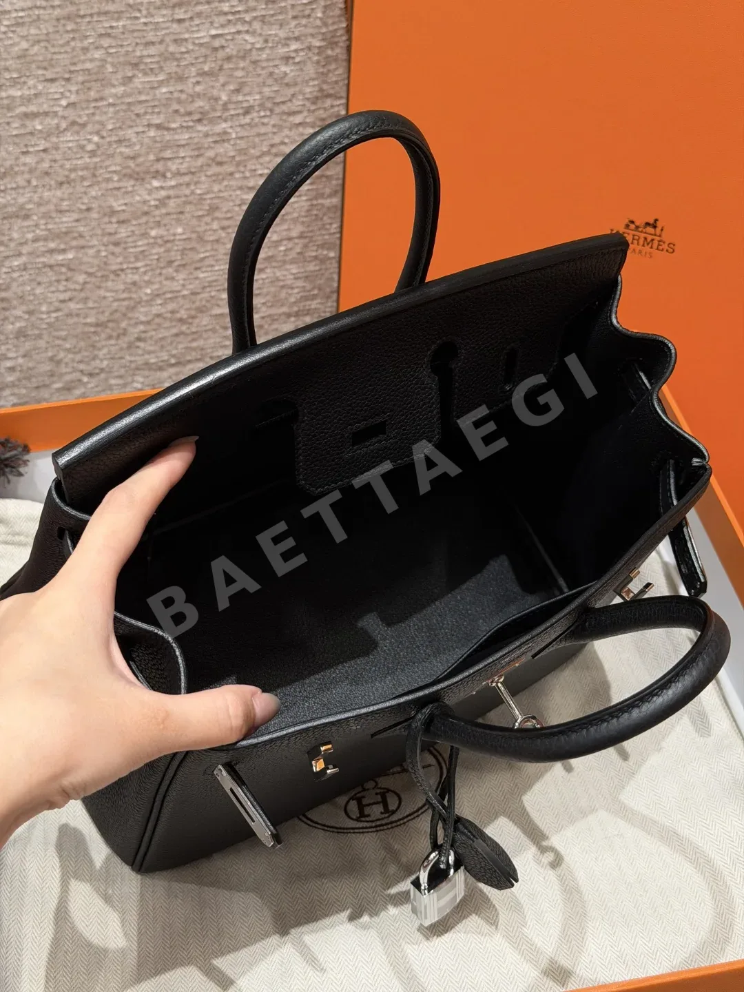 에르메스 버킨 25 토고 가죽 가방 상세 이미지 6
