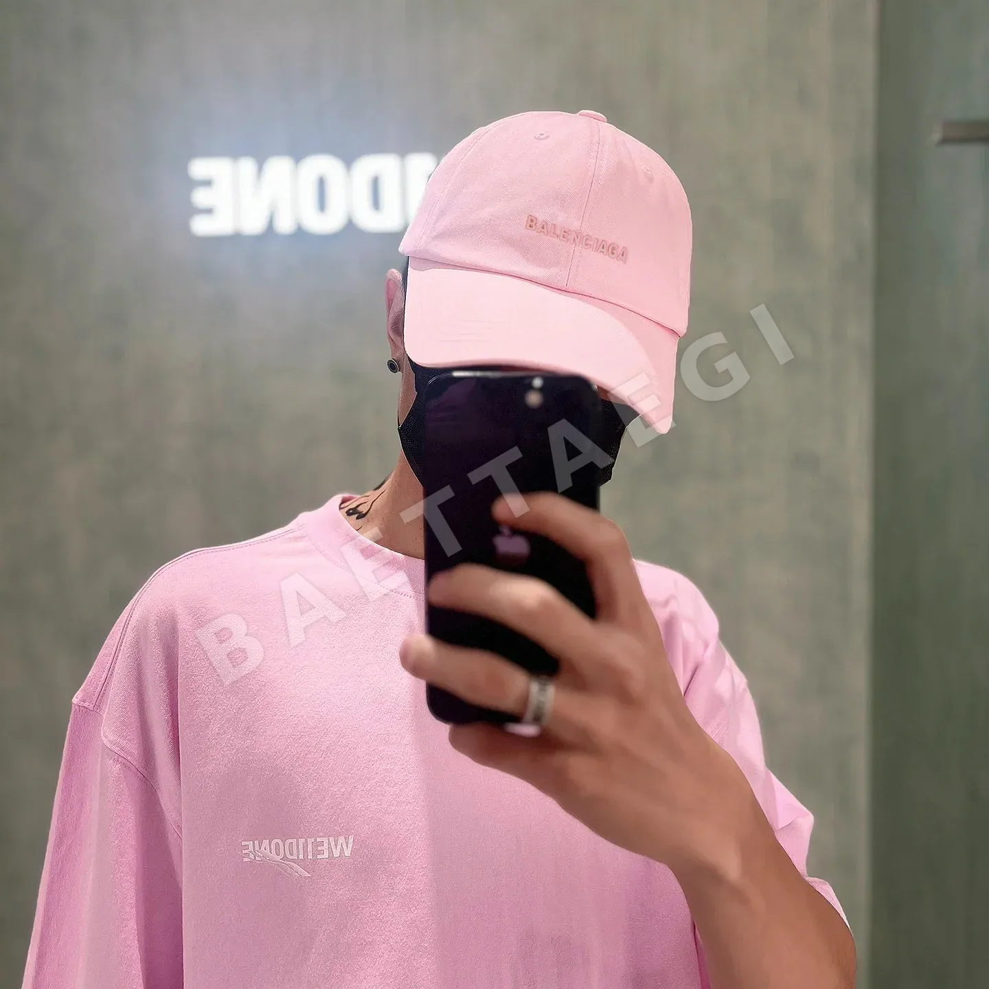 발렌시아가 컬러풀 베이스볼 모자 81744