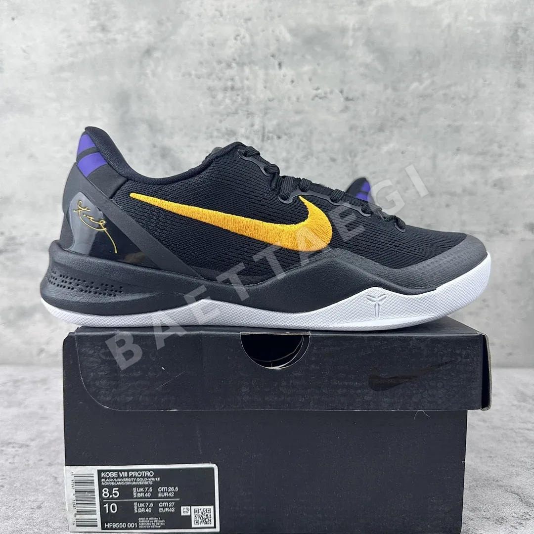 나이키 코비 8 프로트로 HF9550-001 200996 Nike Kobe 8 Protro Lakers Away ZK8