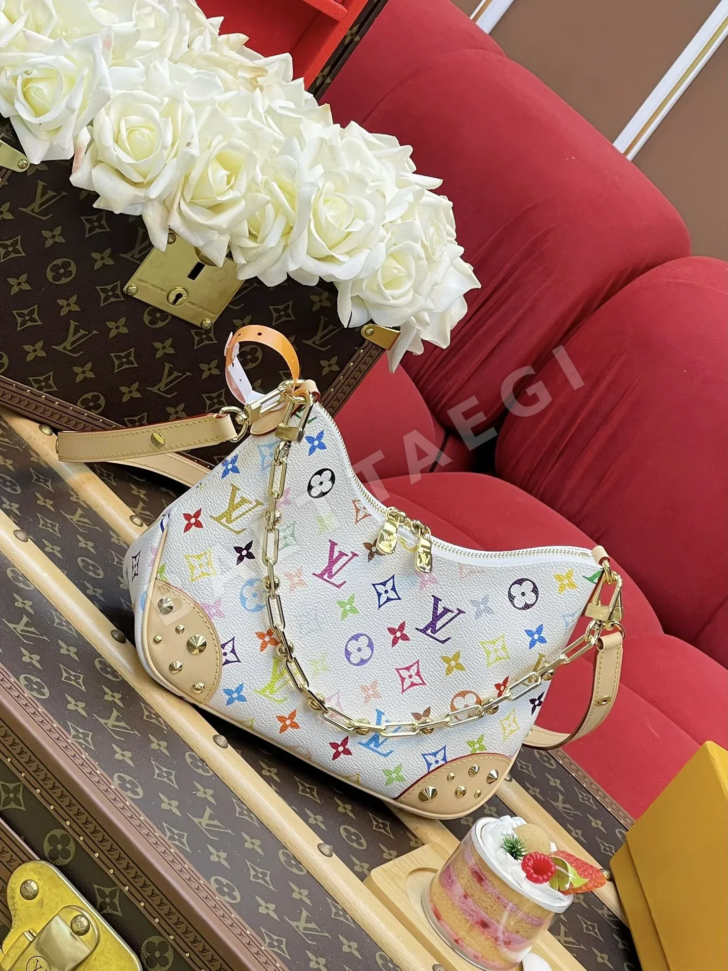 루이비통 무라카미 블로나 핸드백 M27790