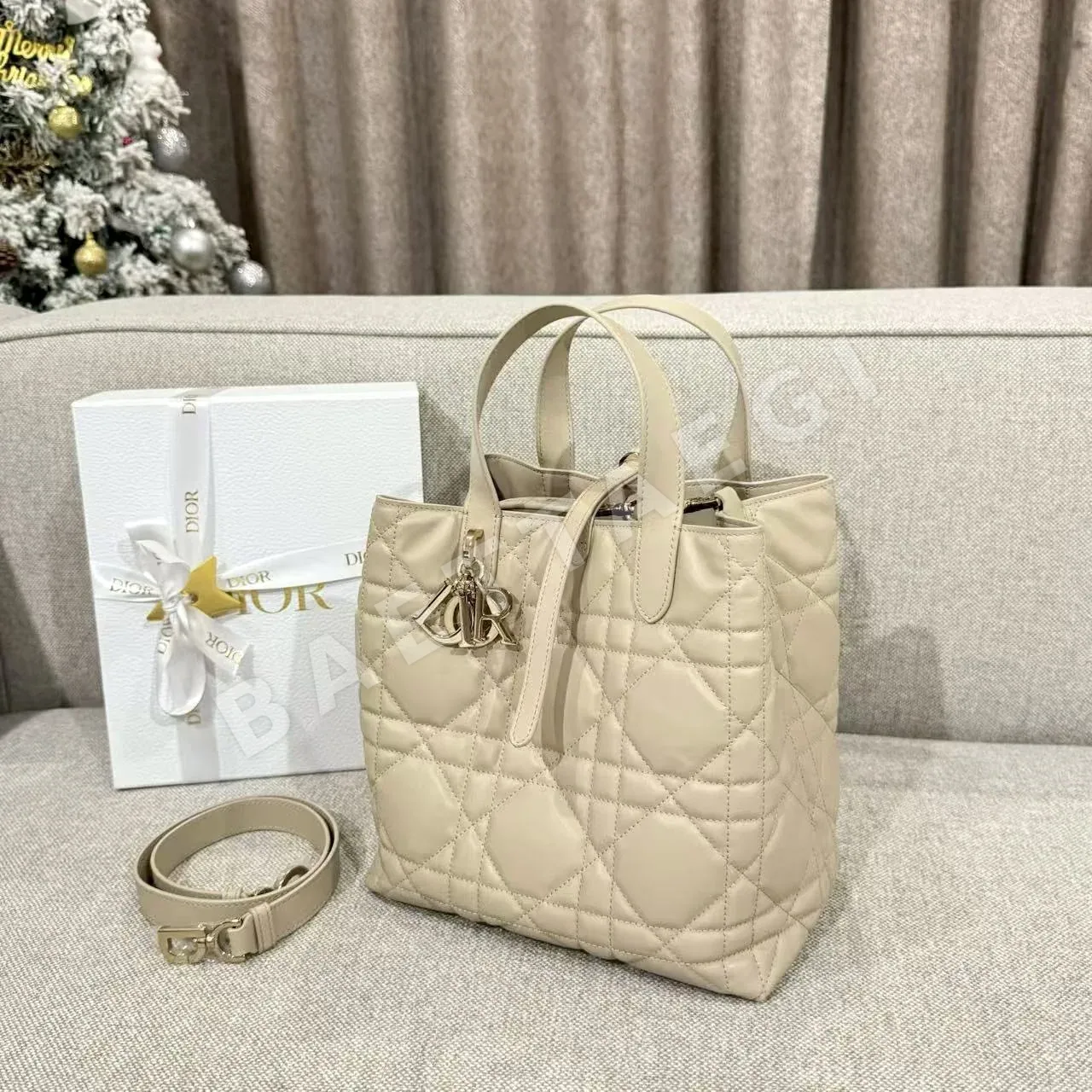 디올 송아지가죽 세로형 숄더백 상세 이미지 2