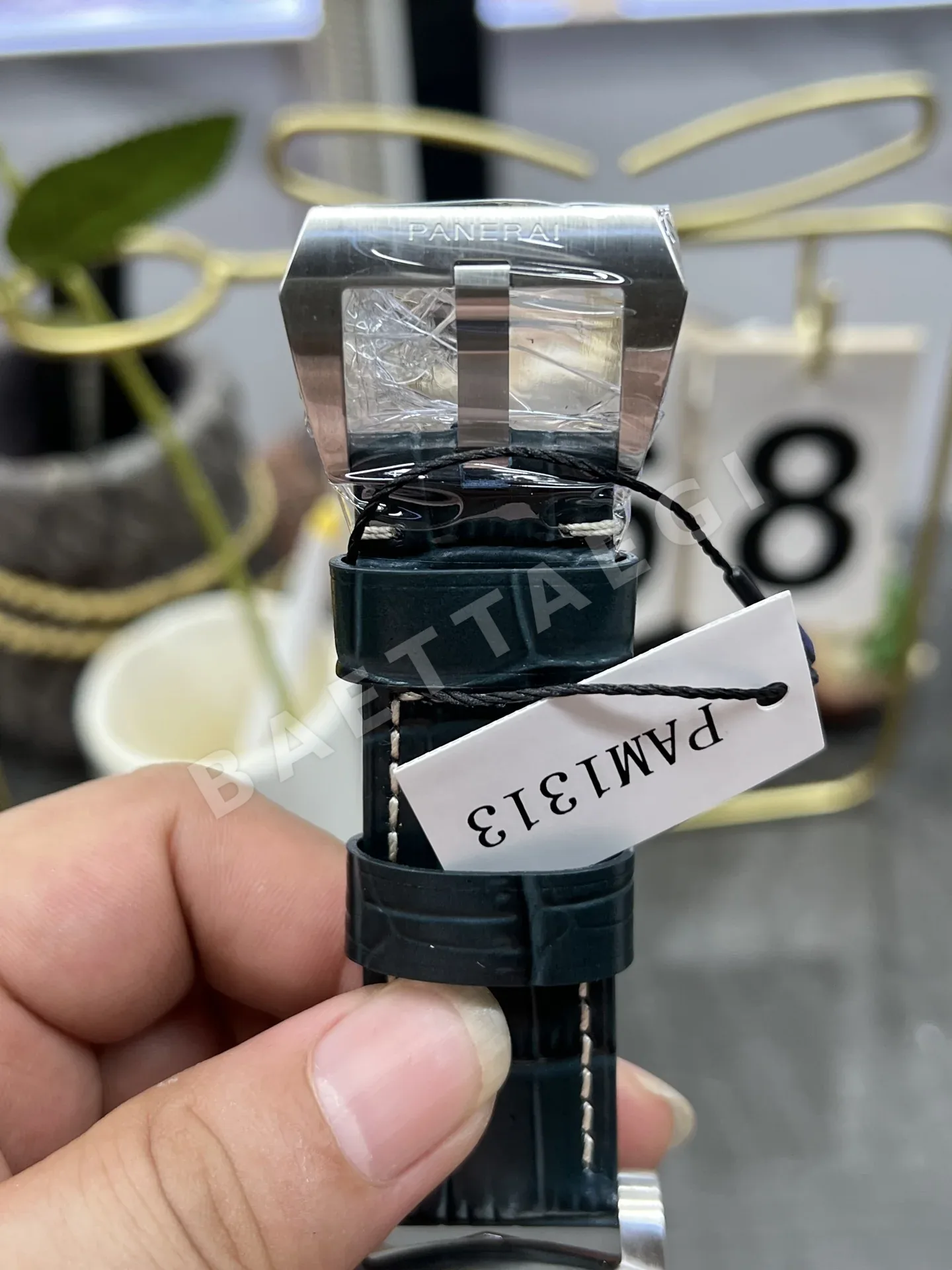 파네라이 PAM1313 블루 다이얼 자동 시계 상세 이미지 8