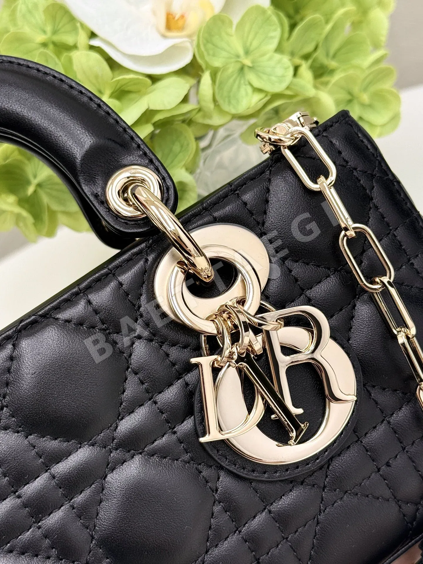 디올 레이디 디조이 스몰 블랙 Dior Lady D-Joy 상세 이미지 5