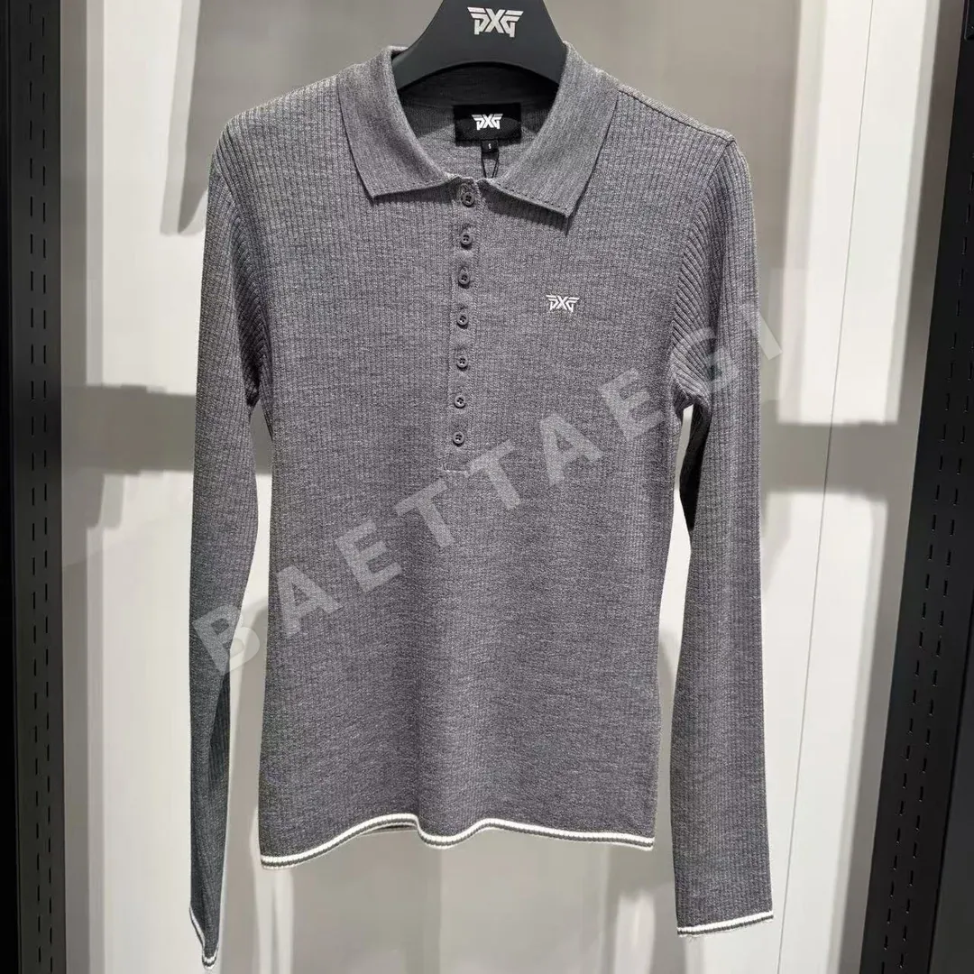 PXG 여성 니트 긴소매 탑 상세 이미지 5