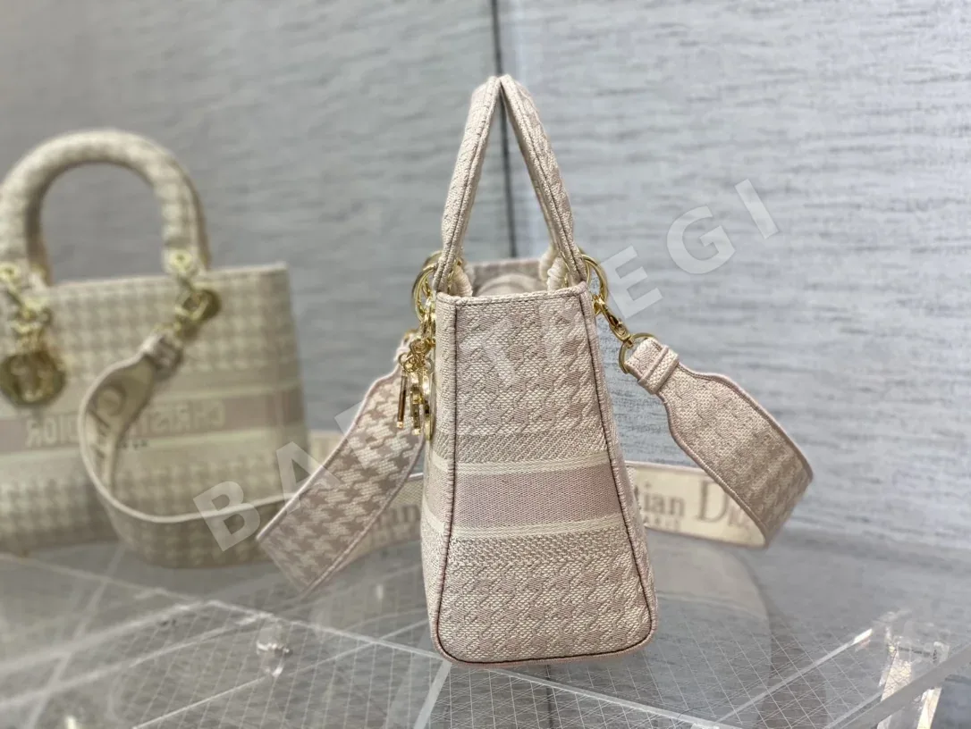 디올 팬텀 핑크 레이디 D-라이트 미디엄 가방 상세 이미지 6