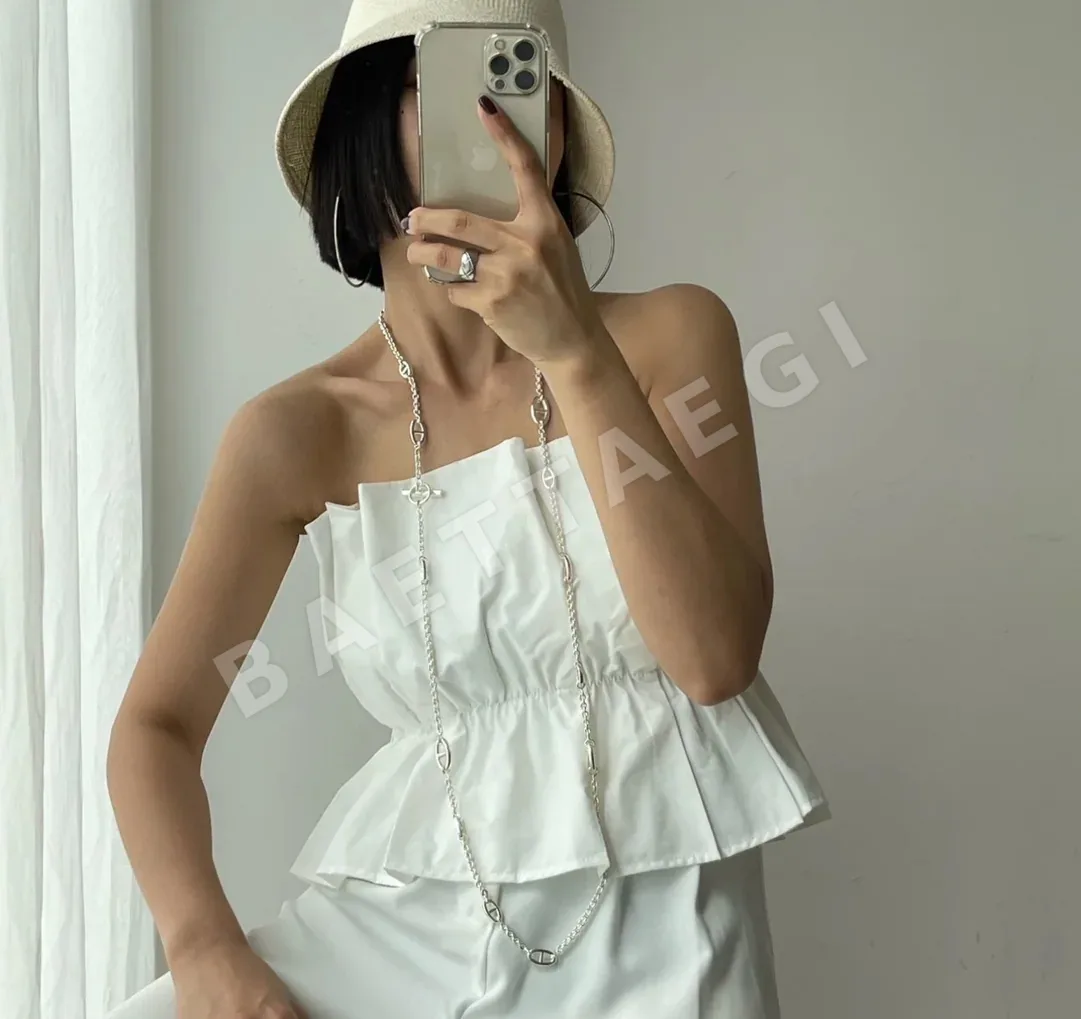 에르메스 팔랑둘르 피그노즈 롱 체인 목걸이 상세 이미지 8