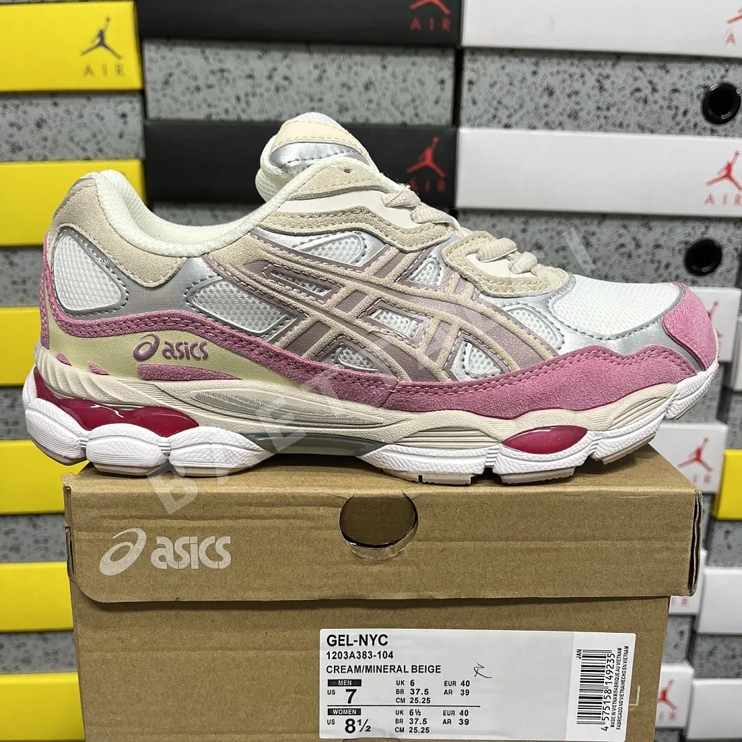 아식스 [RT] 젤 NYC 1203A383-104 200366 Asics Gel-NYC Cream Mineral Beige Pink