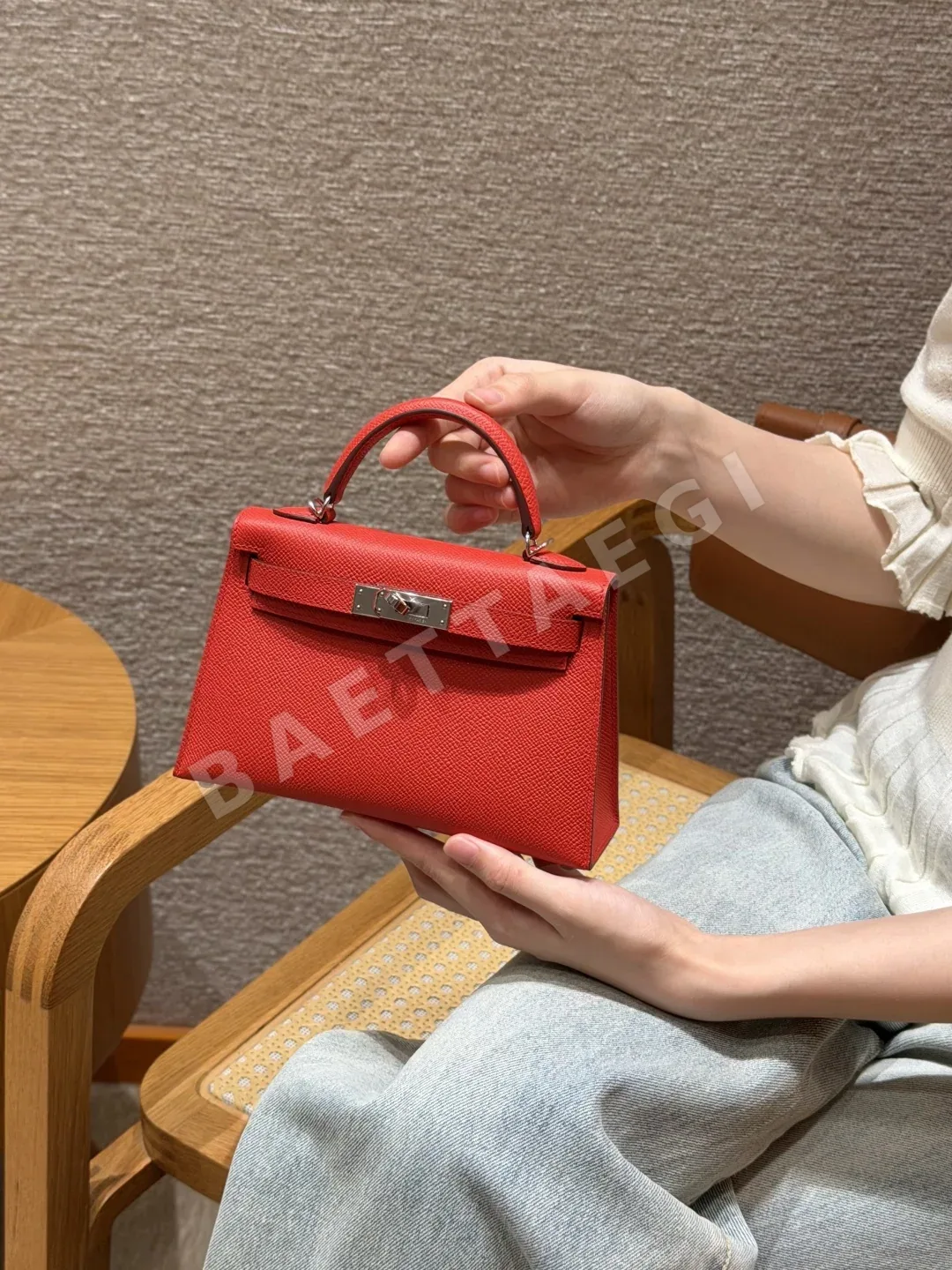에르메스 켈리 미니 2 가죽 가방 상세 이미지 2