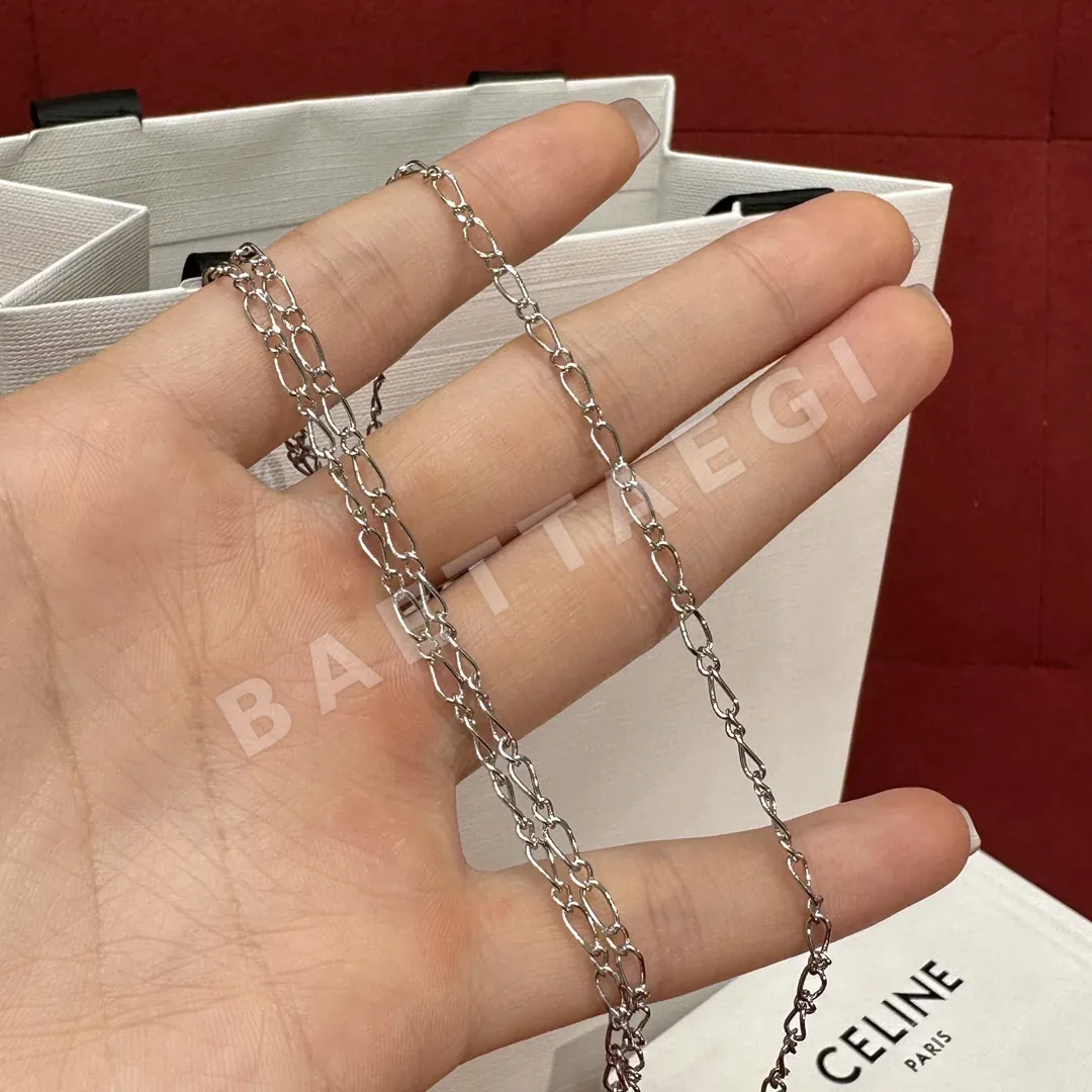 셀린느 락 트리옴프 중공 잠금 목걸이 상세 이미지 4