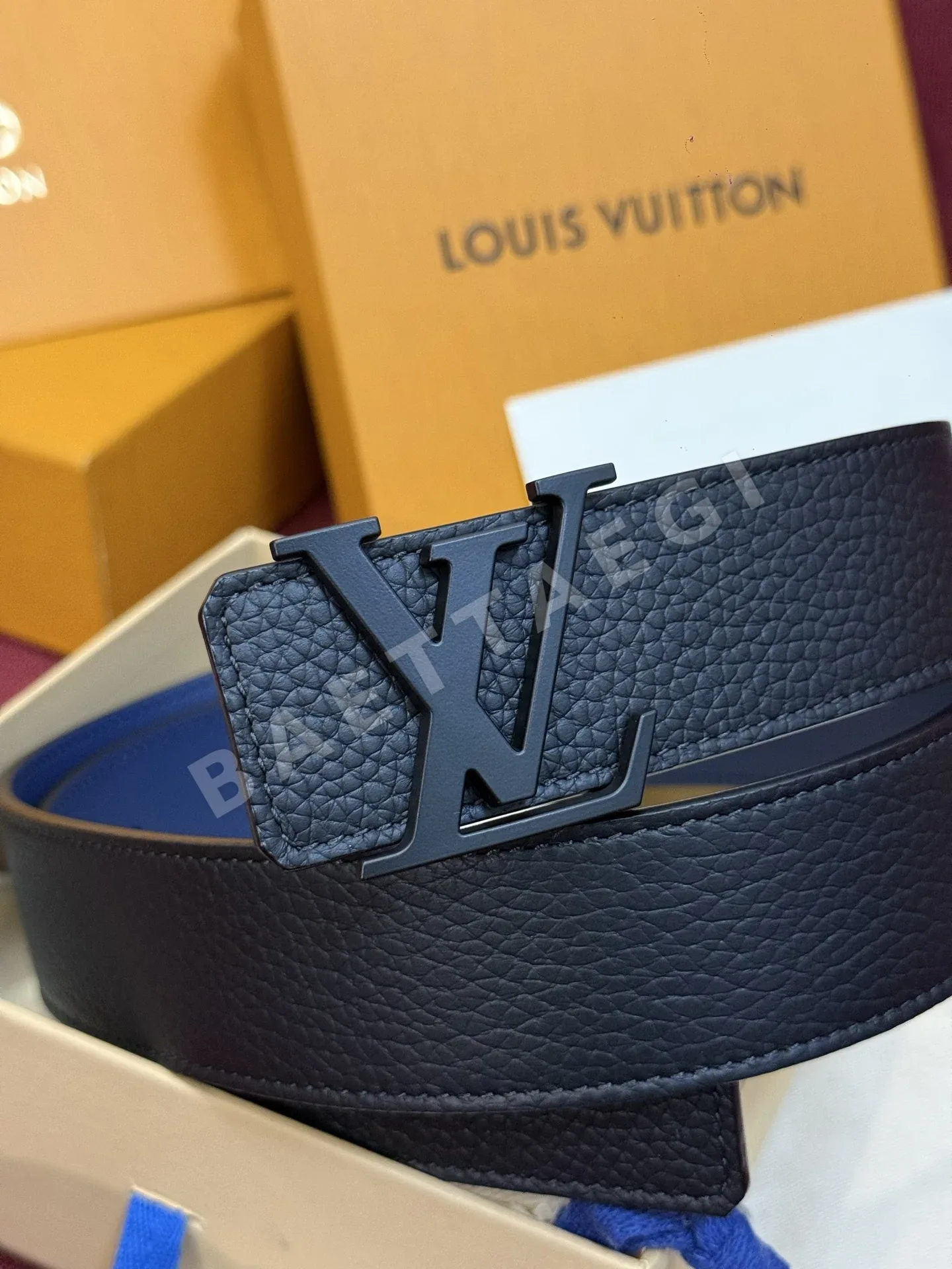 루이비통 다미에 LV 리버시블 벨트 상세 이미지 7