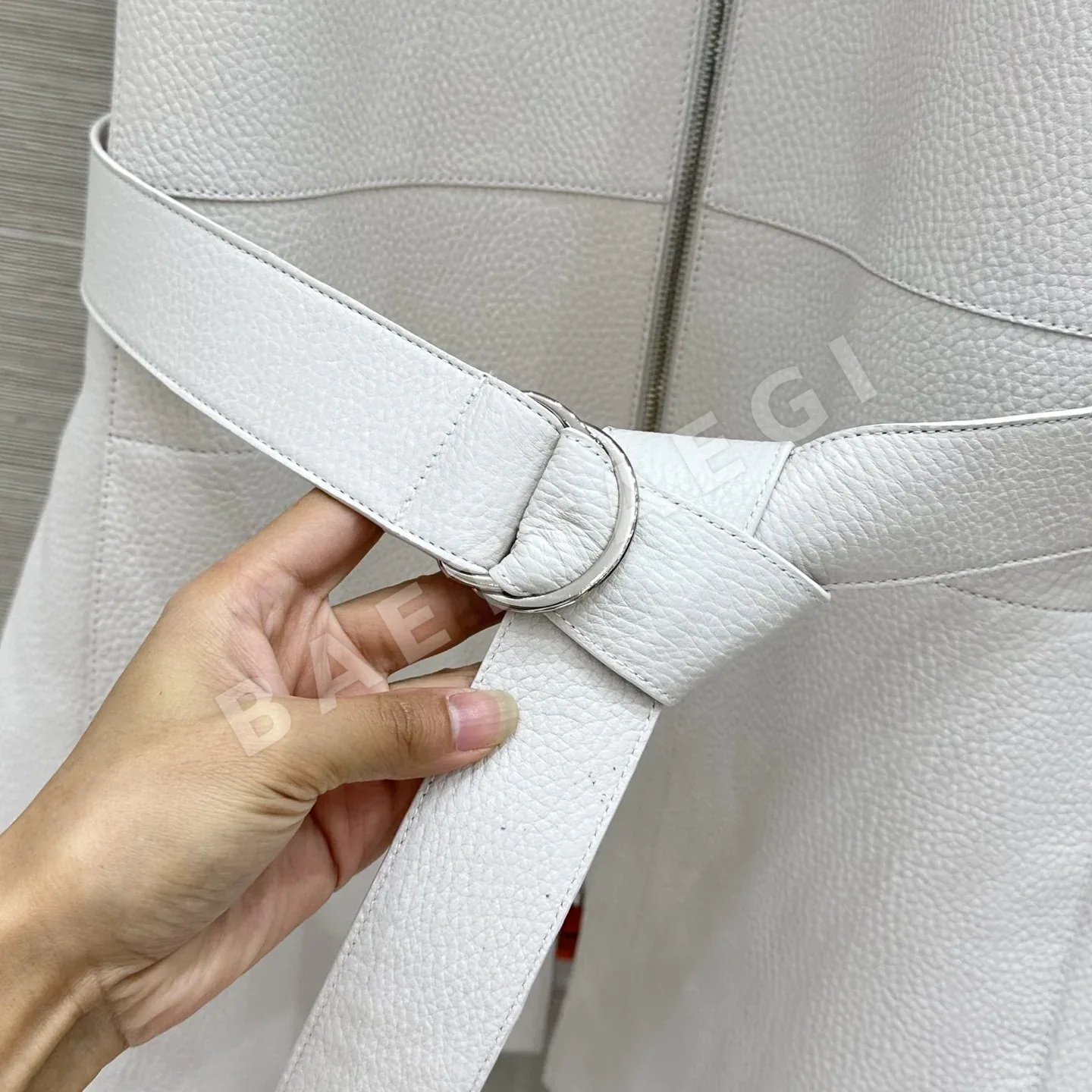 에르메스 리치 패턴 양가죽 여성 조끼 상세 이미지 6