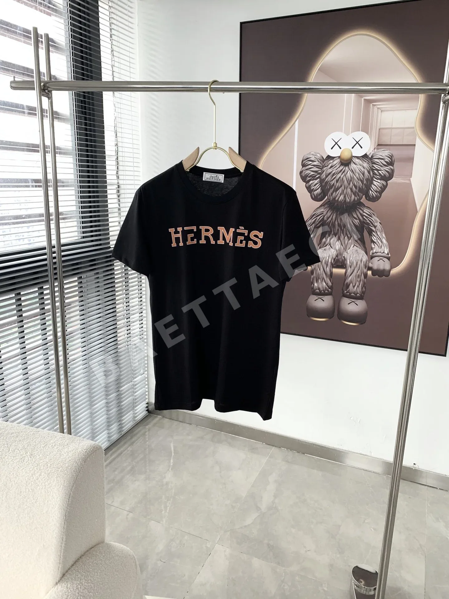 에르메스 로고 프린트 남성 반팔 티셔츠 88294