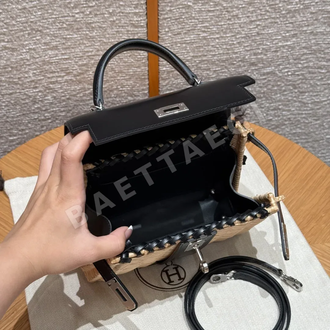 에르메스 켈리 피크닉 박스 가죽 가방 상세 이미지 6