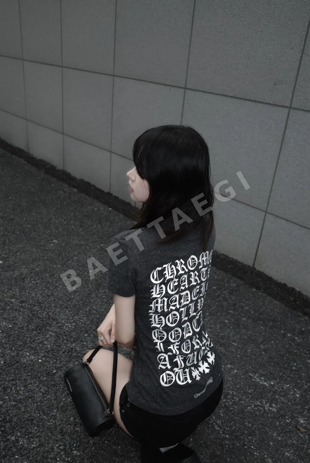 크롬하츠 V넥 십자 말굽 프린트 남성 반팔 티셔츠 상세 이미지 22