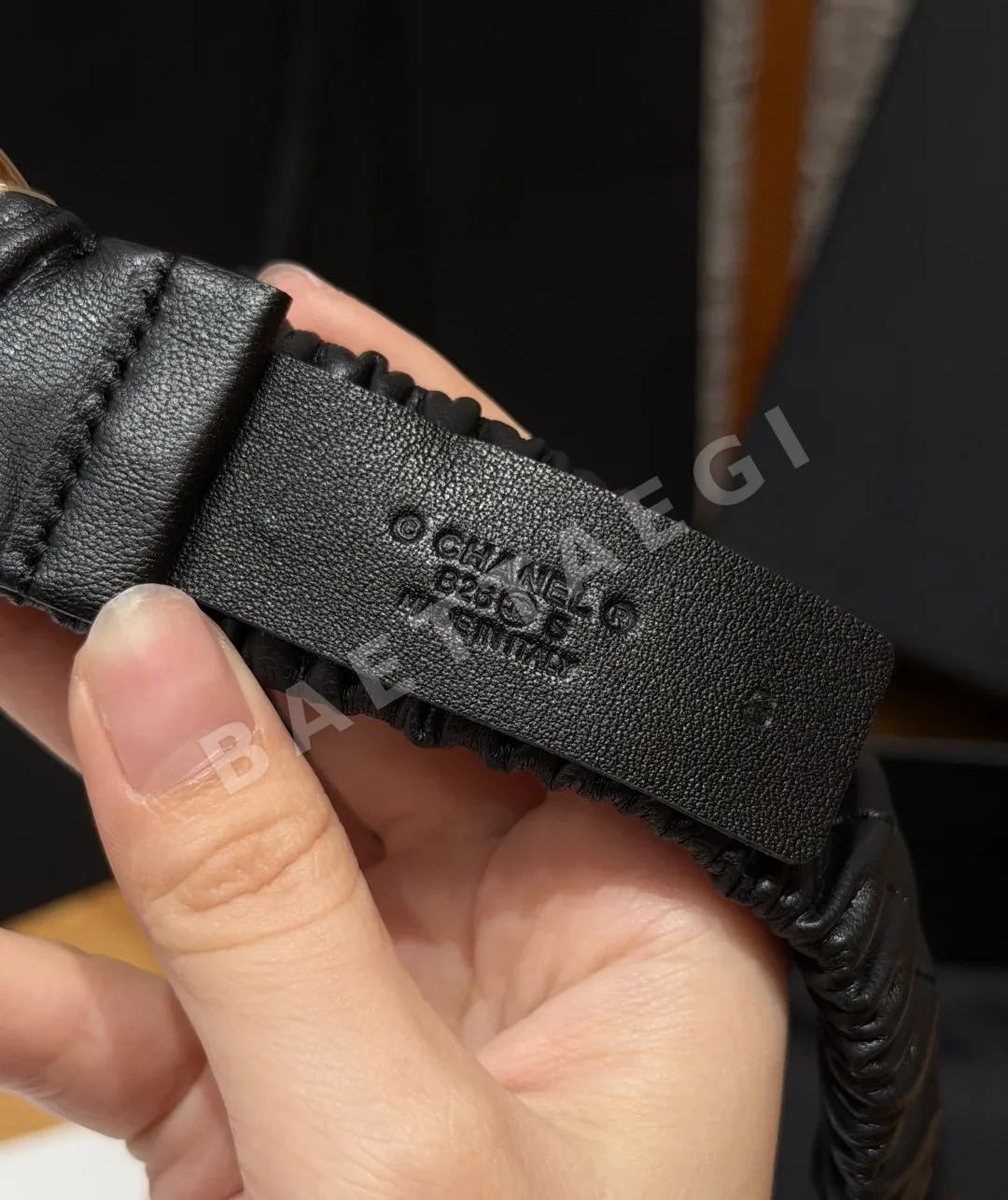 샤넬 플리츠 고무 벨트 30mm 상세 이미지 5