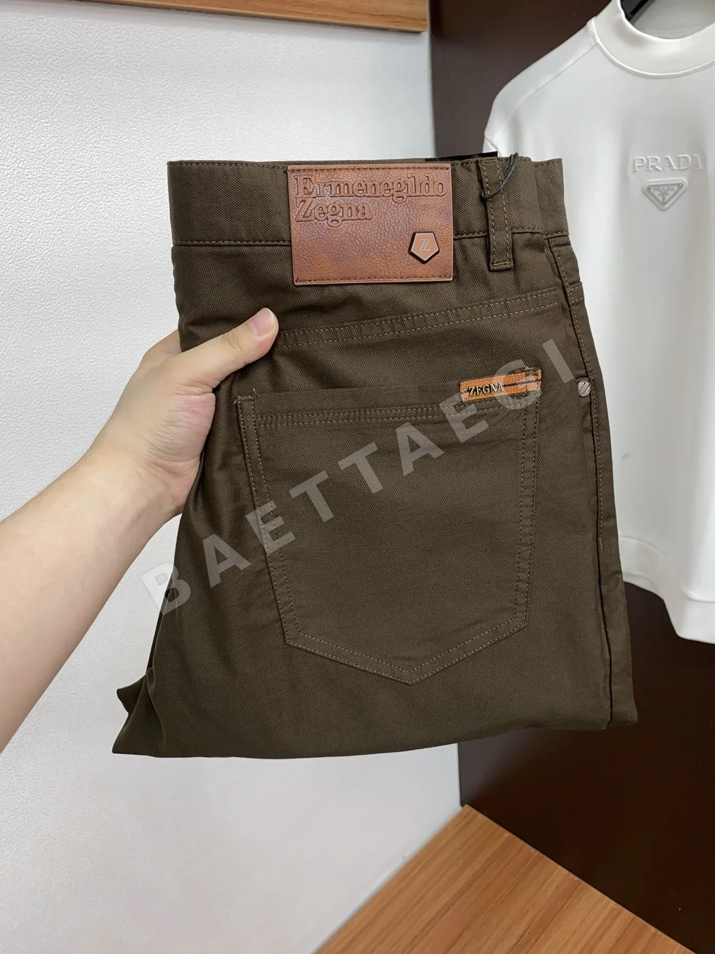 제냐 남성 캐주얼 데님 바지