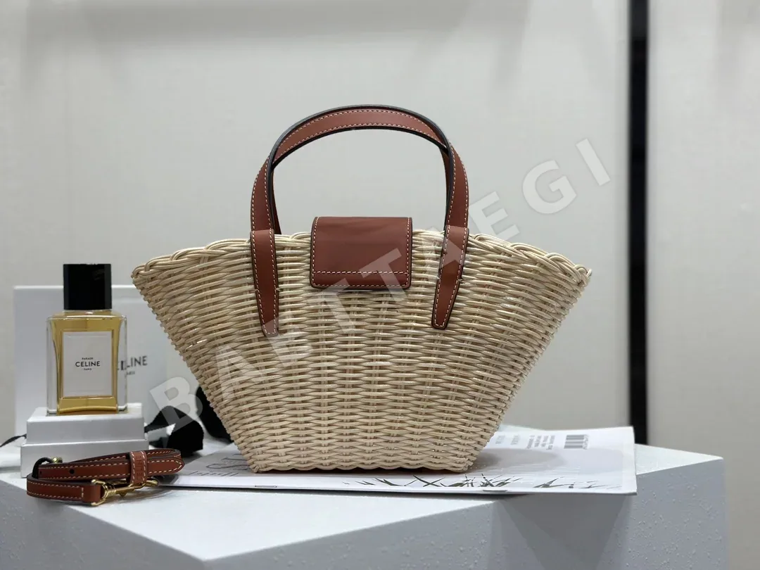 셀린느 린넨 소재 버드나무 짜임 숄더백 상세 이미지 3