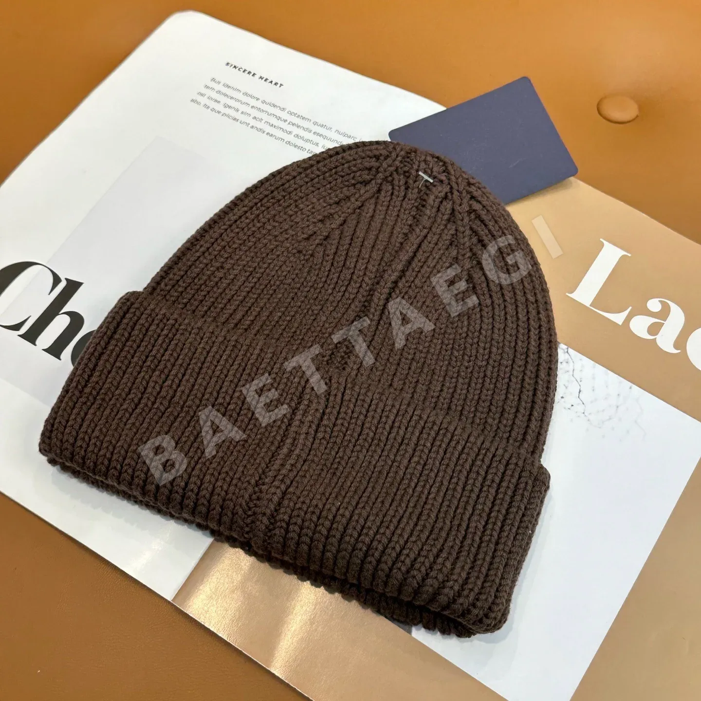 루이비통 LV 로고 자수 니트 비니 상세 이미지 2