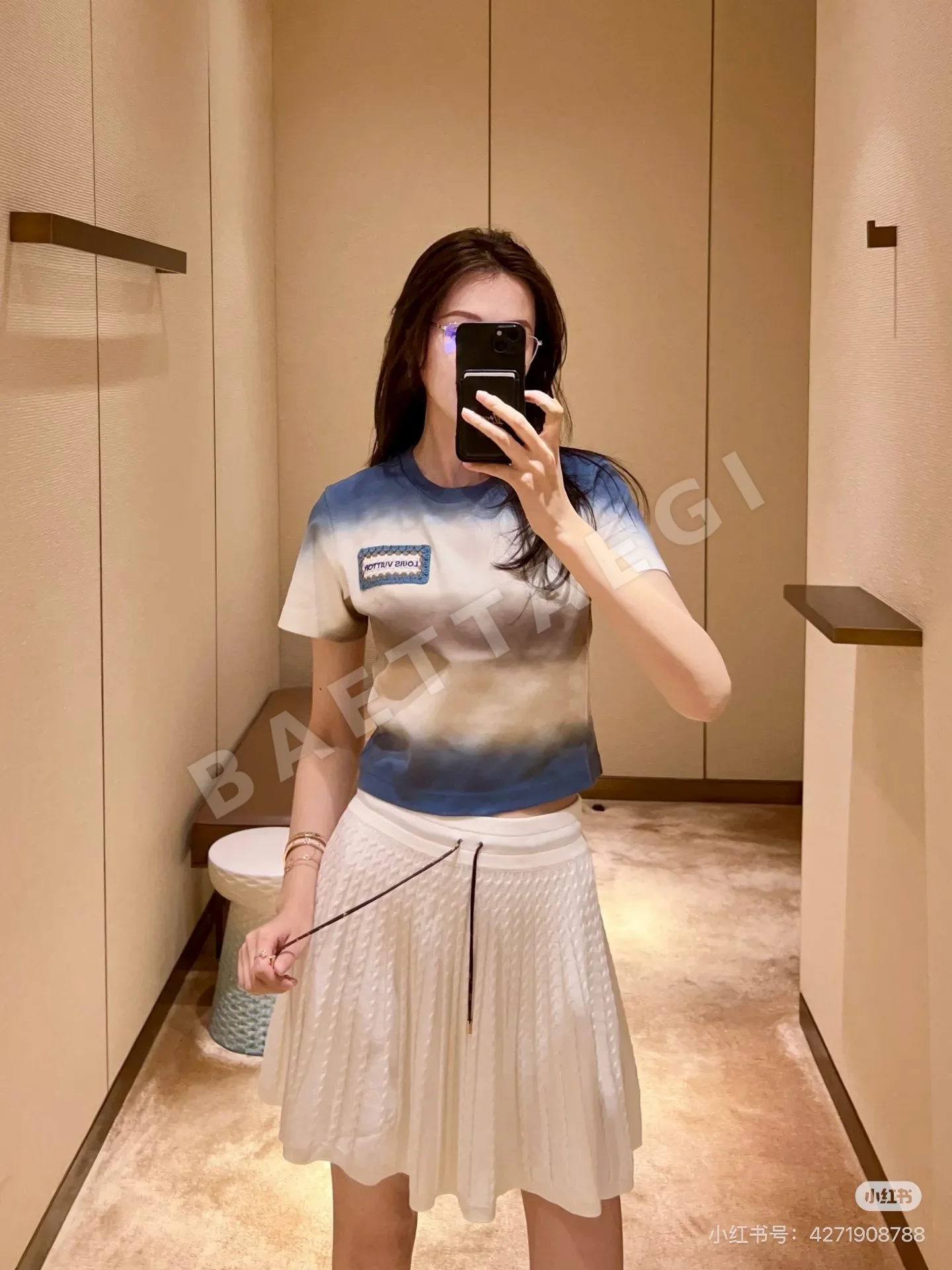 루이비통 타이다이 반팔 티셔츠 114777