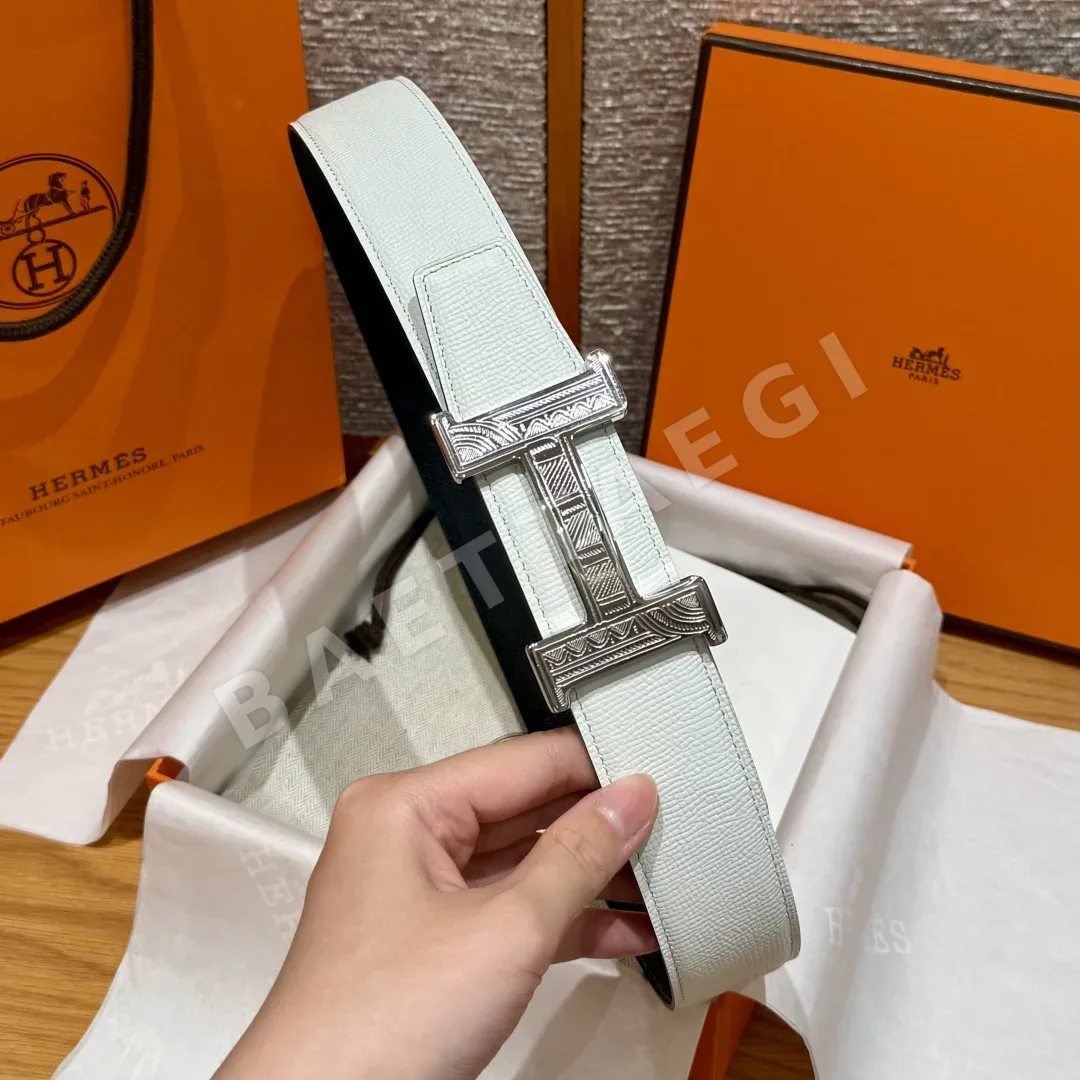 에르메스 투아레그 가죽 양면 벨트 상세 이미지 6