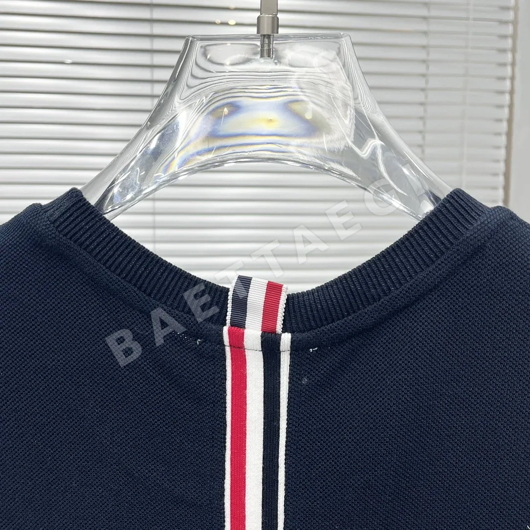 톰브라운 피케 크루넥 반팔 셔츠 상세 이미지 8