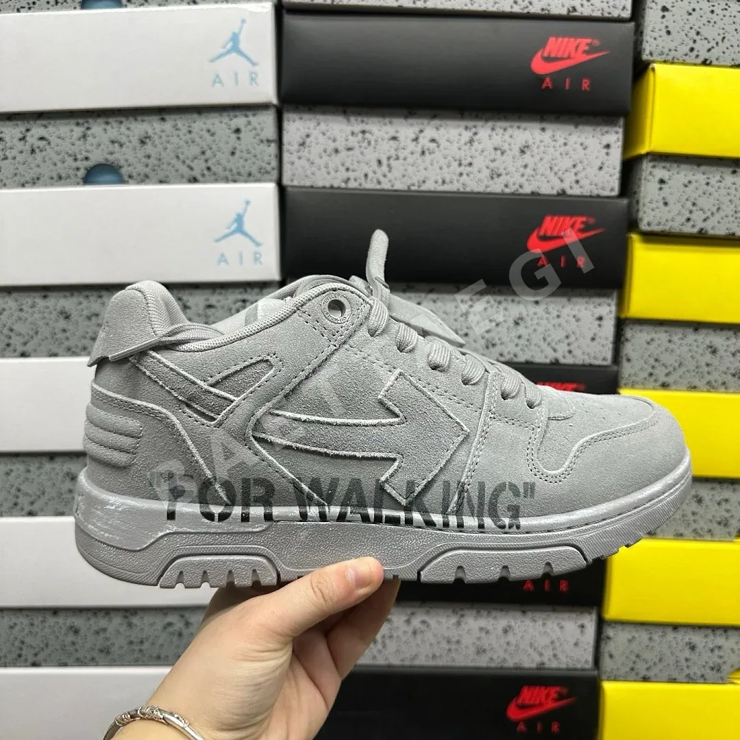 오프화이트 아웃 오브 오피스 OOO 로우 탑스 그레이 B0907 202501 Off White Out Of Office OOO Low Tops 상세 이미지 9