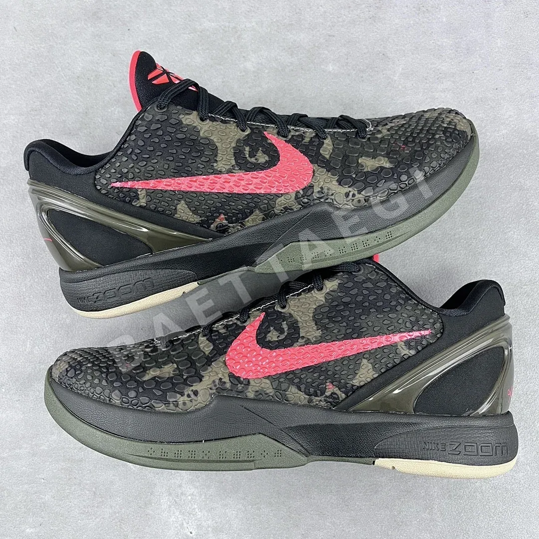 나이키 [GX] 코비 6 프로트로 블랙 레드 FQ3546-001 201374 Nike Kobe 6 Protro Italian Camo ZK6 상세 이미지 8