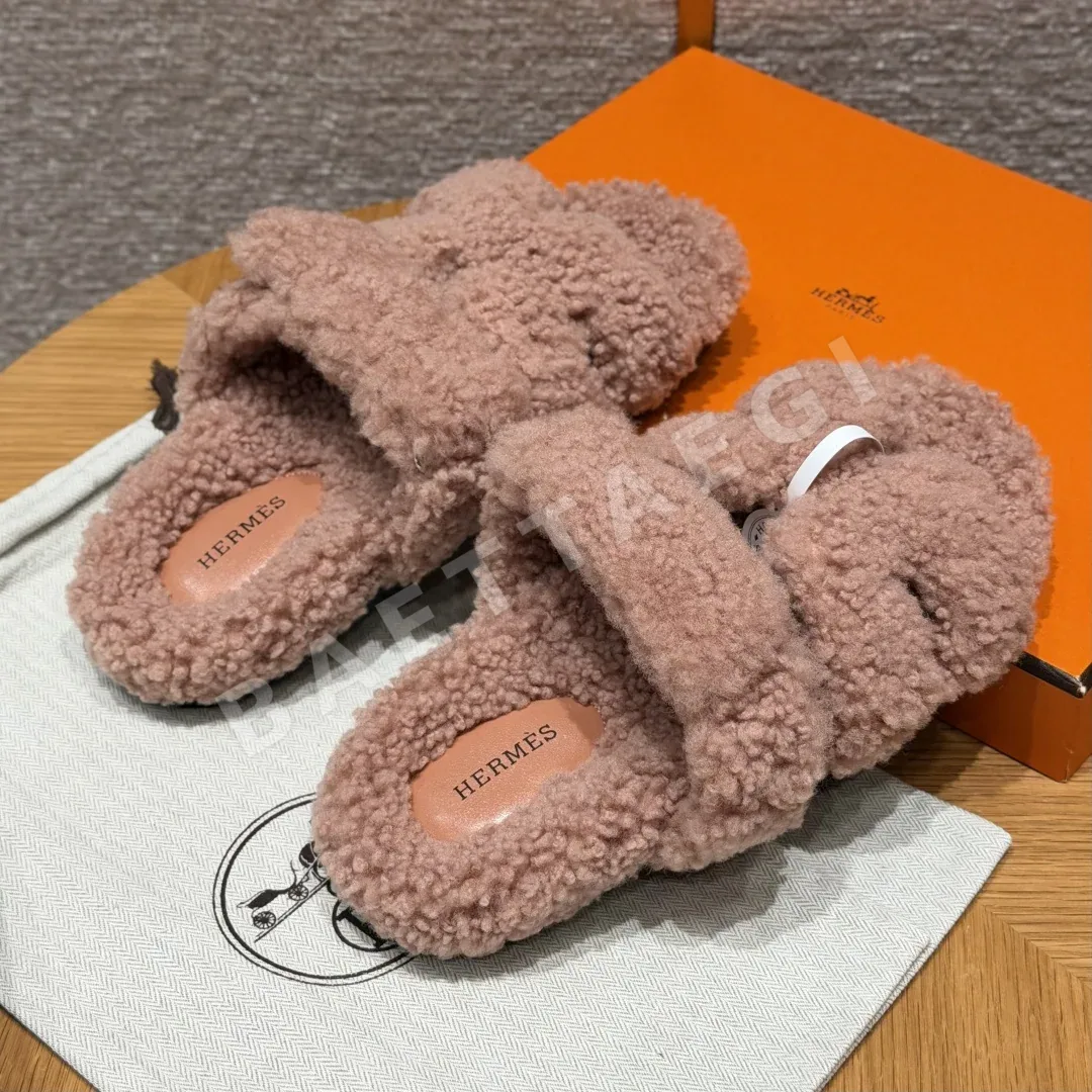 에르메스 시프레 샌들 Naked Pink 울가죽 상세 이미지 3