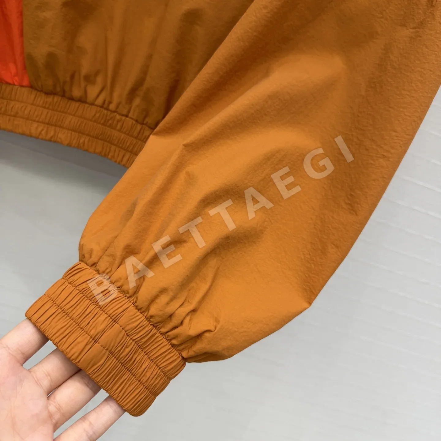 생로랑 컬러 블록 스웨트셔츠 자켓 상세 이미지 7