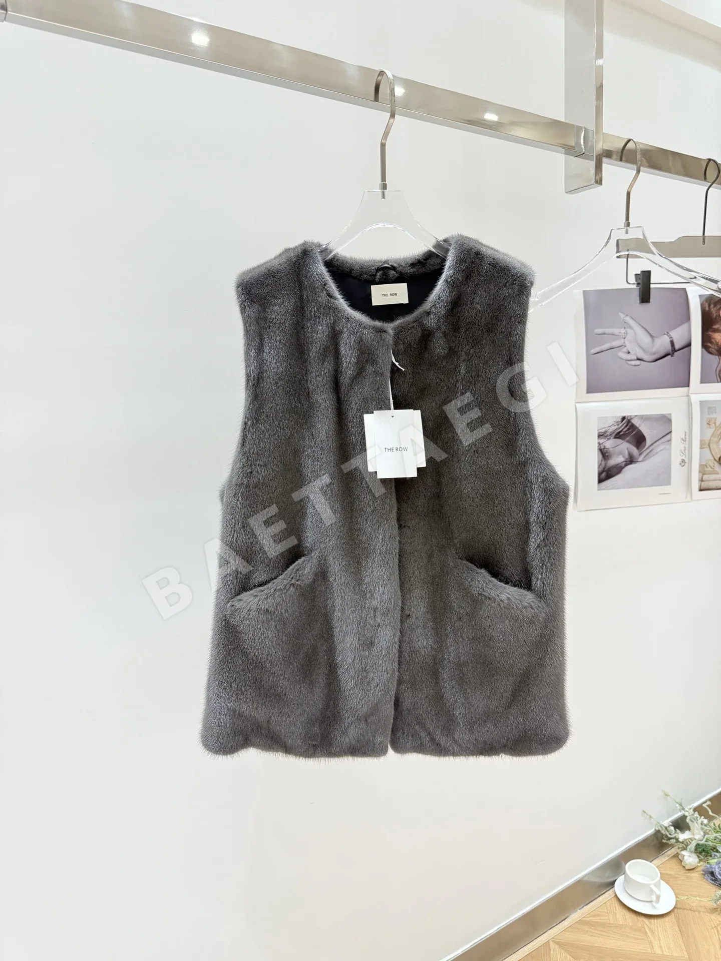 더로우 밍크 조끼 171450