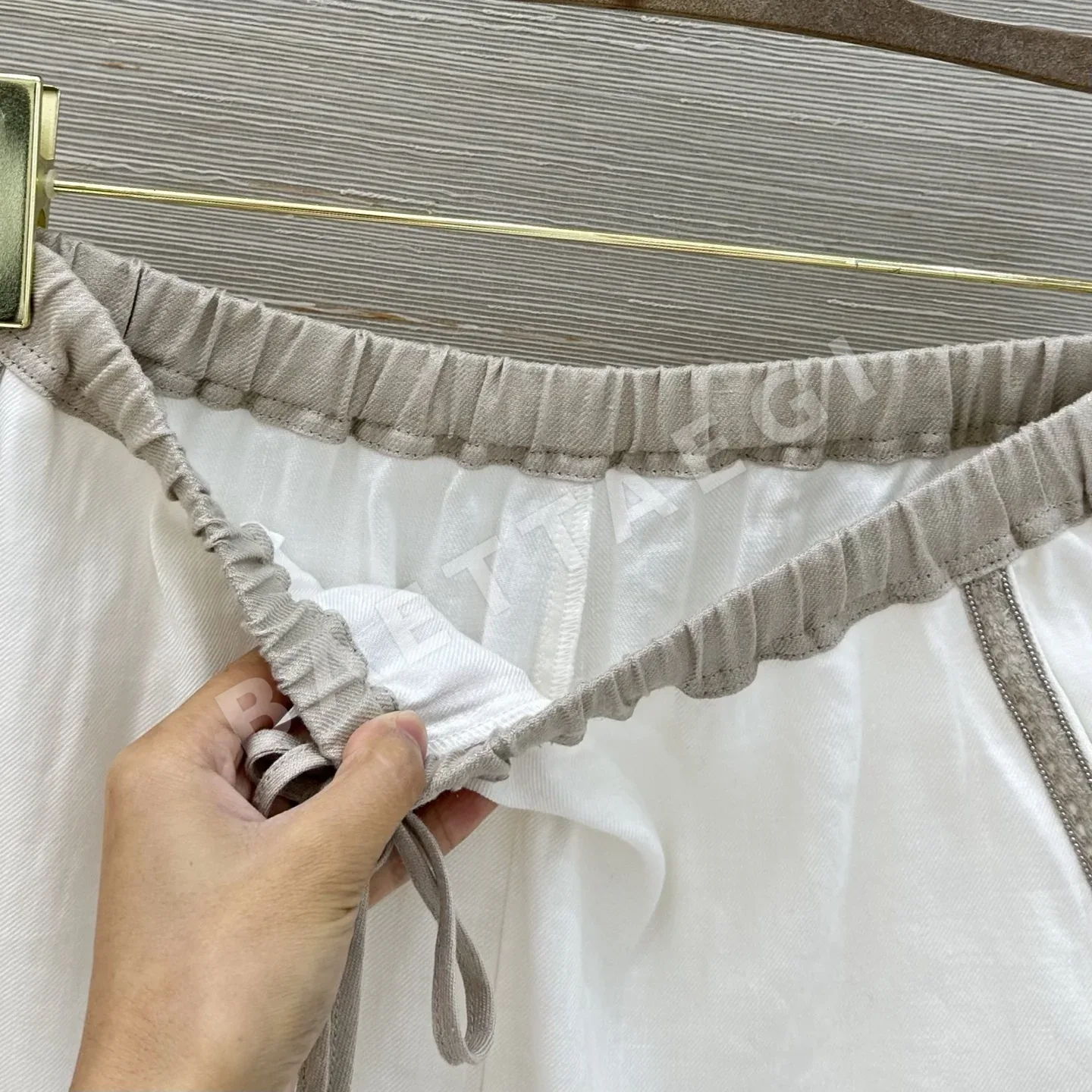로로피아나 린넨 여성 바지 상세 이미지 4