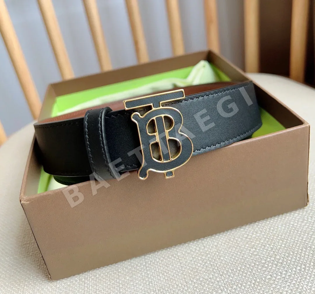 버버리 투톤 골드 로고 벨트 상세 이미지 5