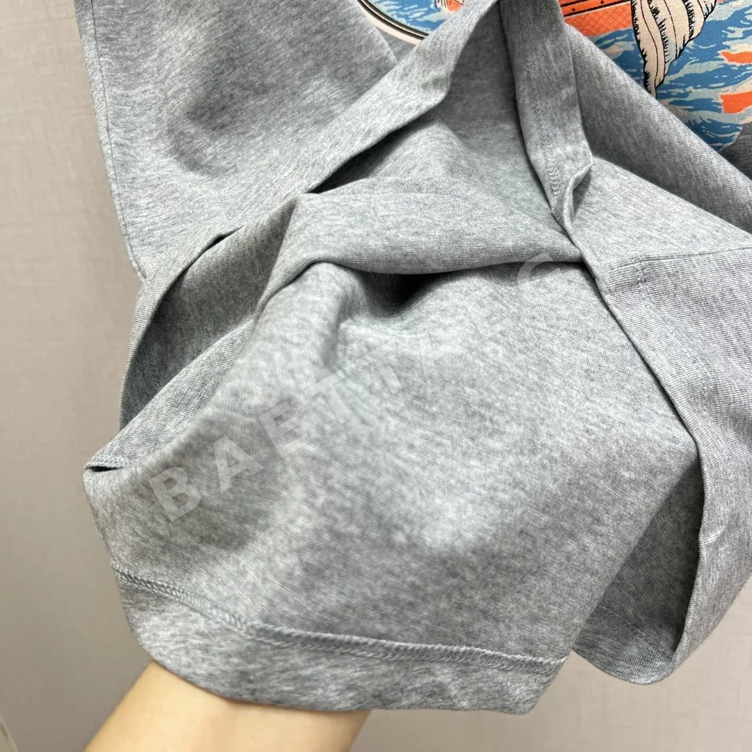 루이비통 인어 프린트 여성 반팔 티셔츠 상세 이미지 7