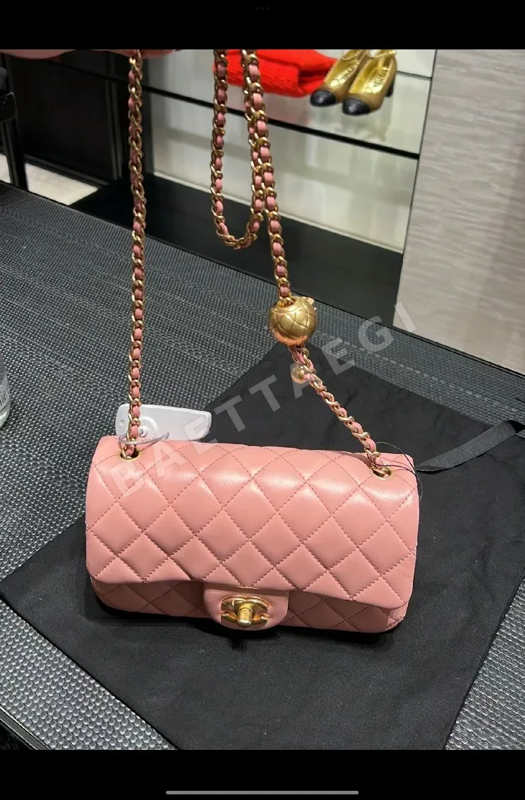 샤넬 23K 빈티지 로즈 핑크 미니 가방 상세 이미지 7