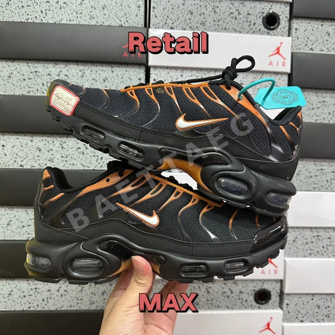 나이키 [DF] 에어 맥스 플러스 블랙 오렌지 FN6949-400 201074 Nike Air Max Plus Dark Obsidian 상세 이미지 16