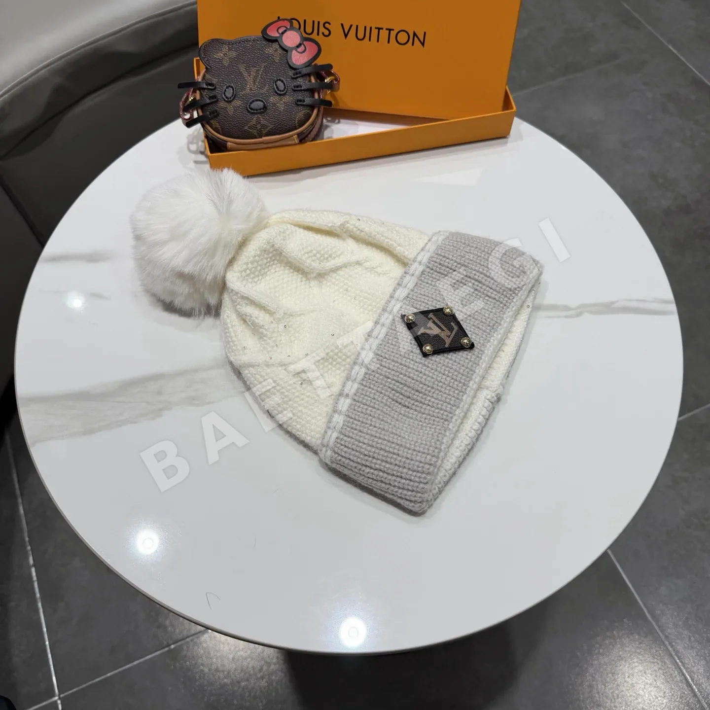 루이비통 니트 비니 모자 상세 이미지 3