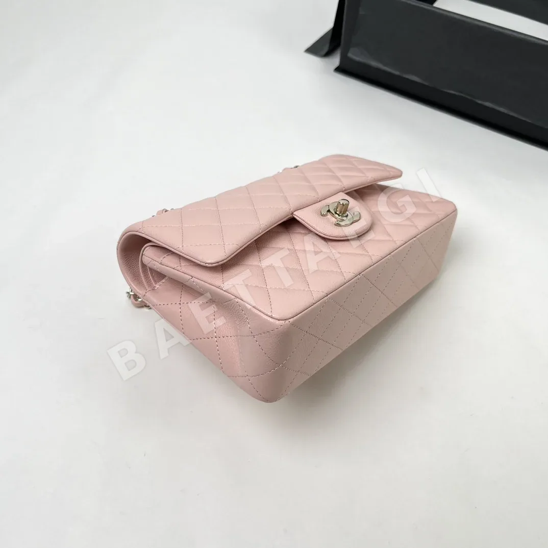 샤넬 23K 벨핑크 하스 가죽 가방 상세 이미지 3