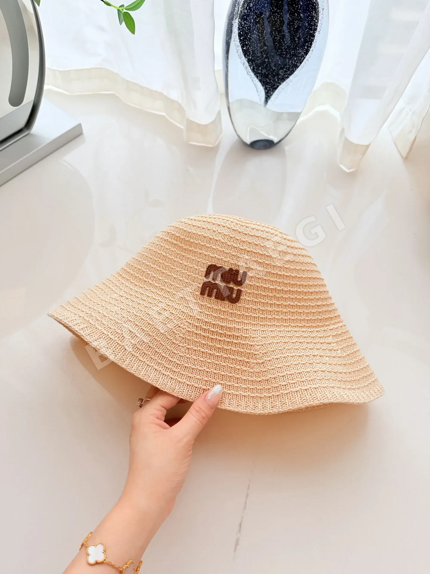미우미우 모자 81334 Miu Miu Cap 상세 이미지 9