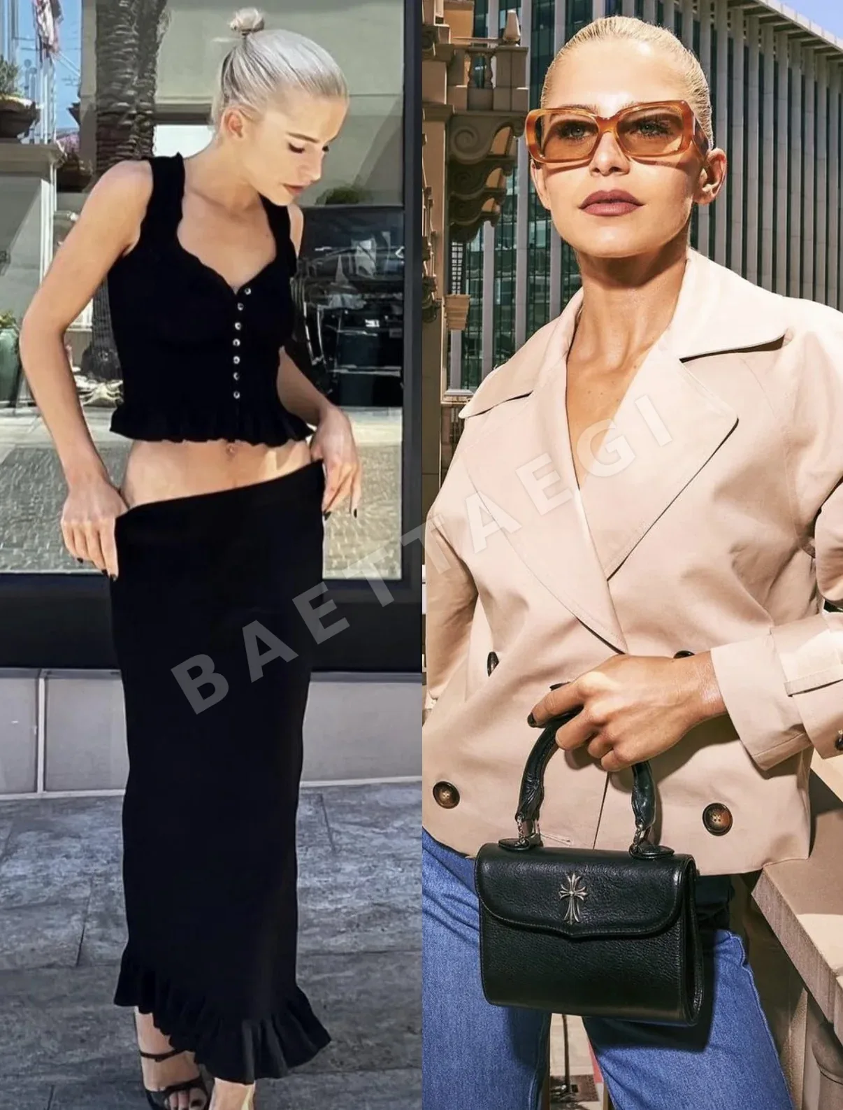 크롬하츠 블랙 크로스 도카담스 플랩 가방 상세 이미지 10