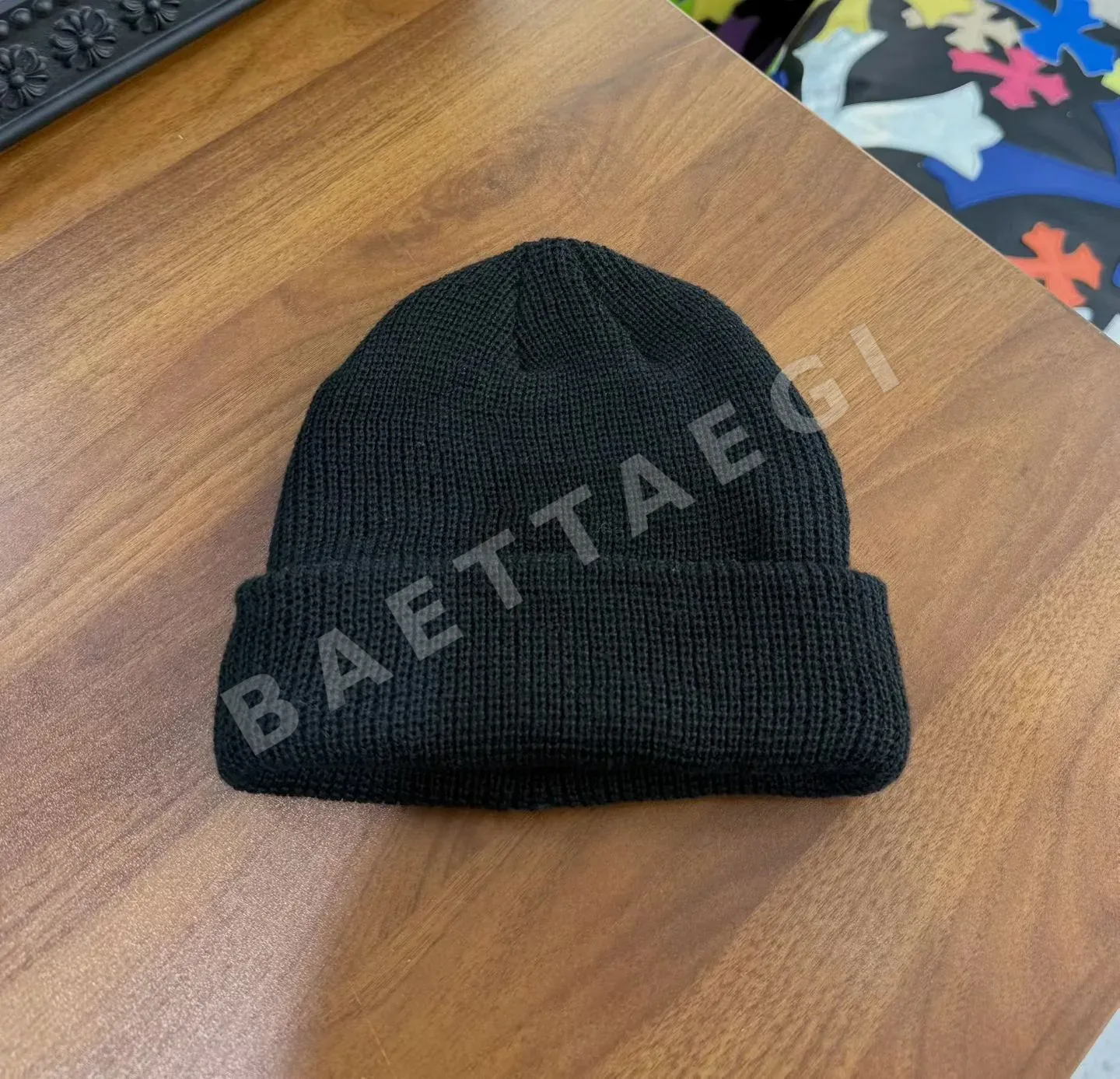 크롬하츠 포니헤어 크로스 패치워크 비니 상세 이미지 6