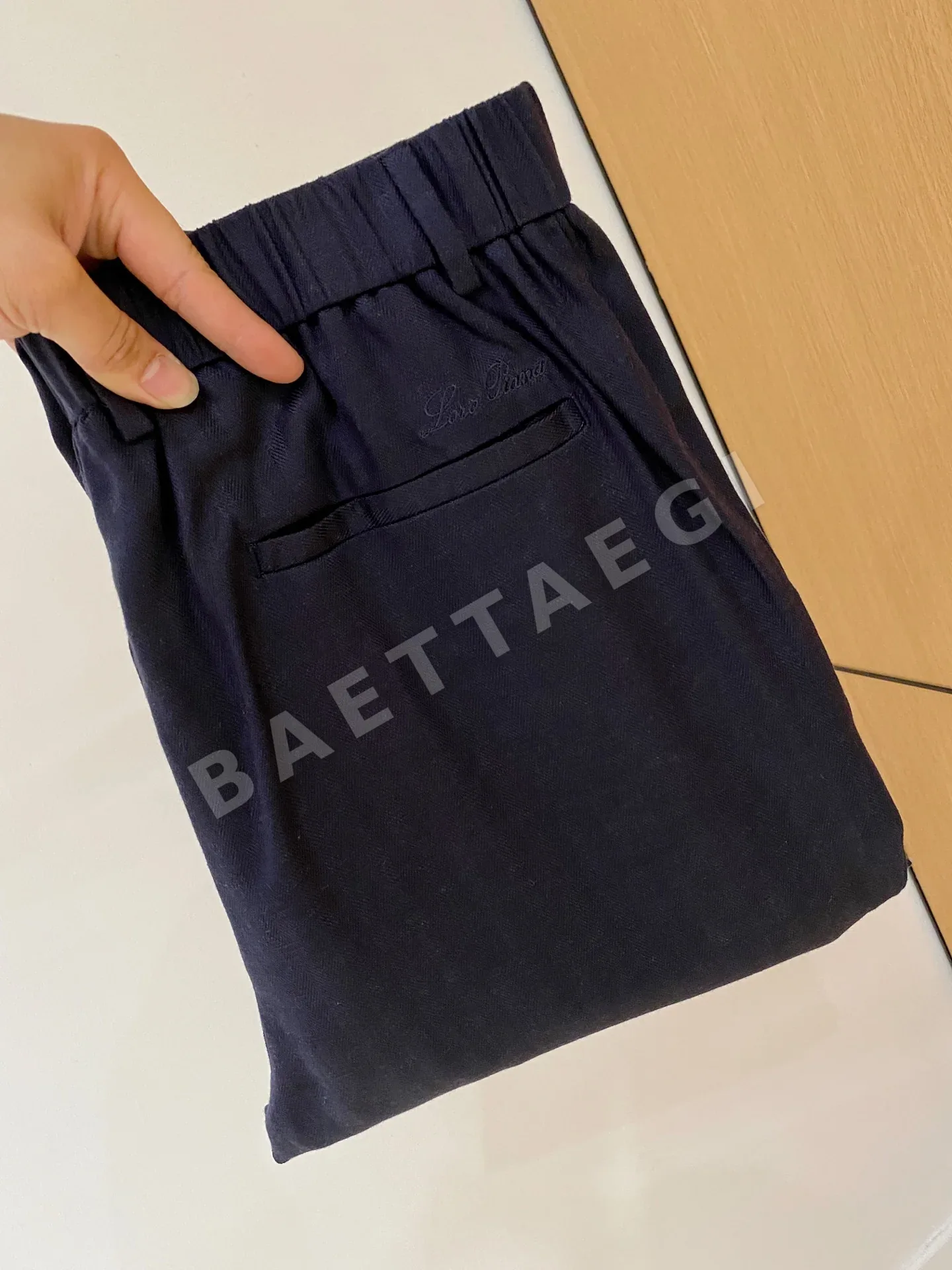 로로피아나 텐셀 린넨 남성 바지 상세 이미지 11
